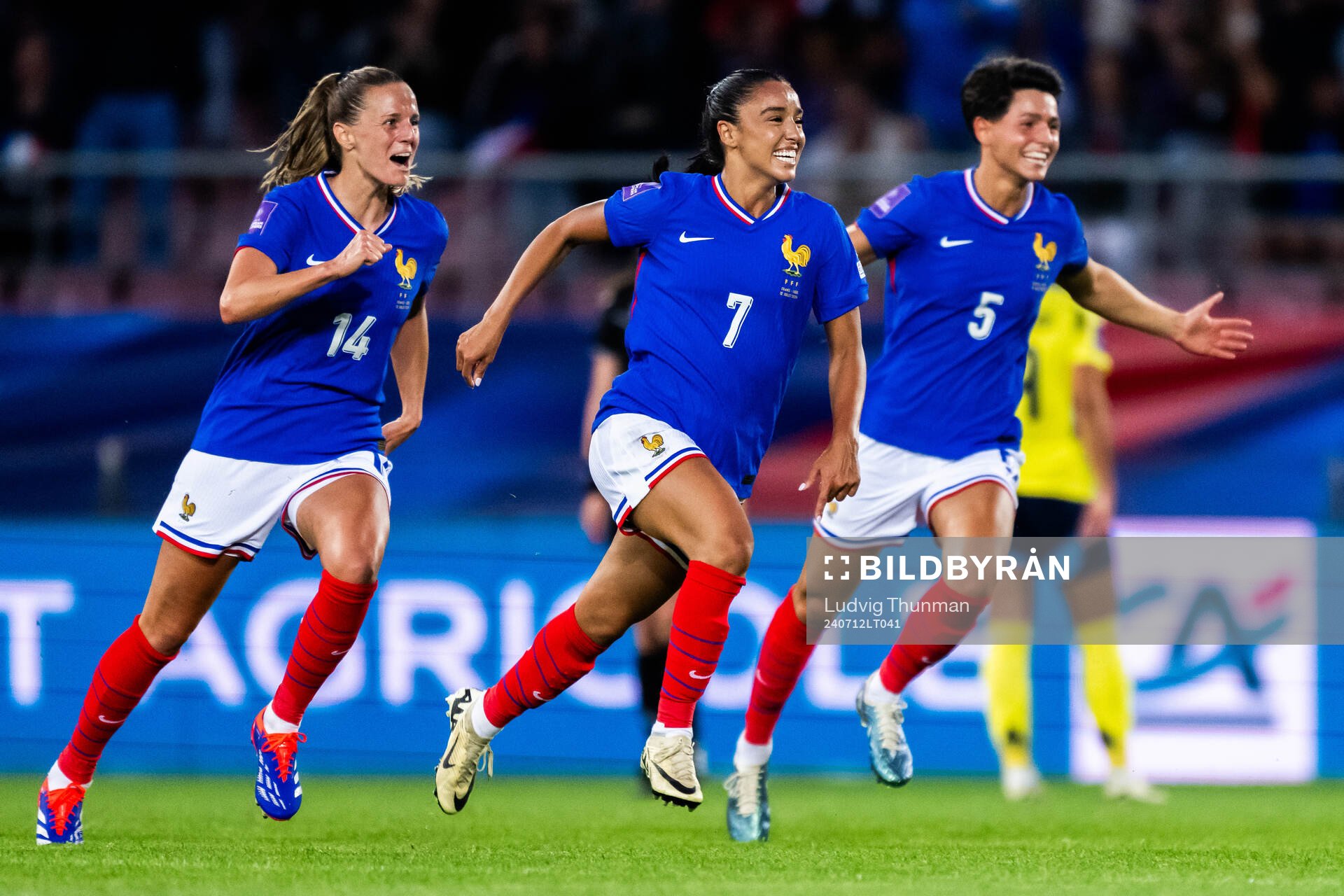 Sandie Toletti, Sakina Karchaoui and Elisa De Almeida of