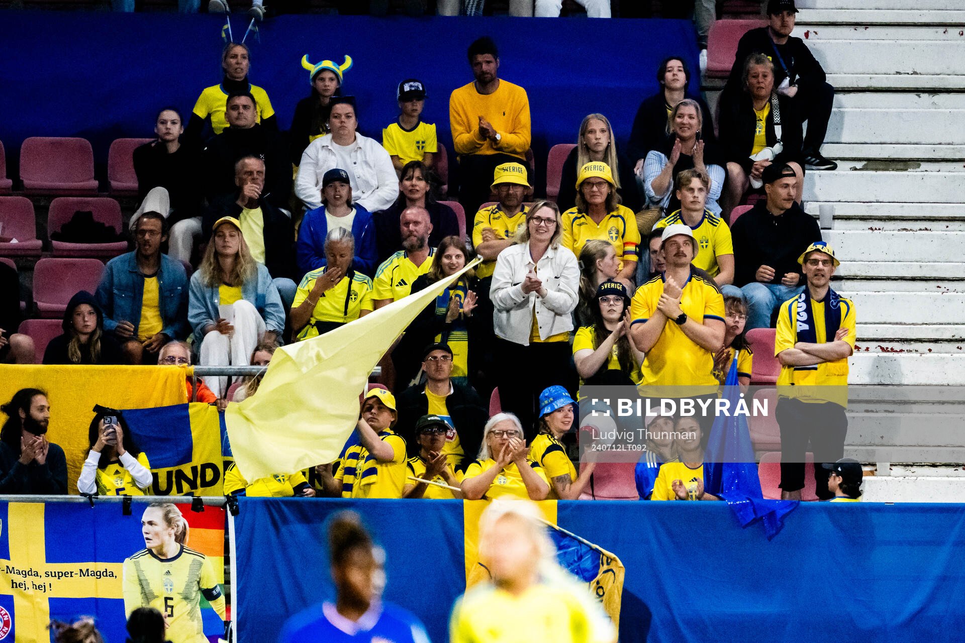 Supporters of Sweden