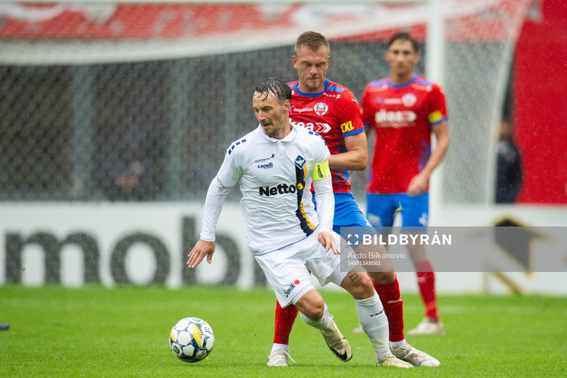 Helsingborgs Dennis Olsson och Köges Mike Jensen