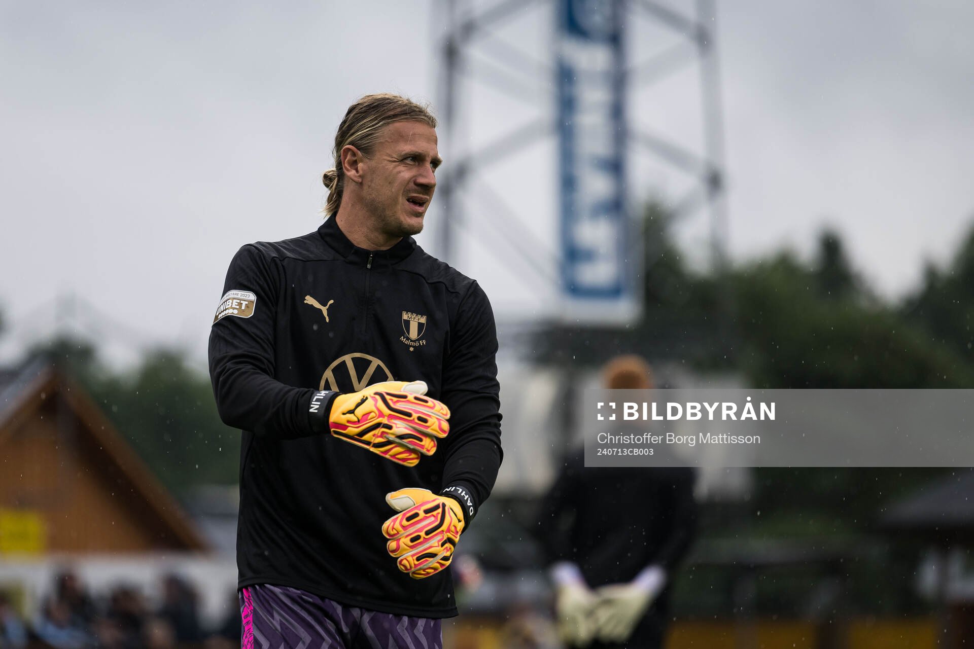 Malmö FFs målvakt Johan Dahlin