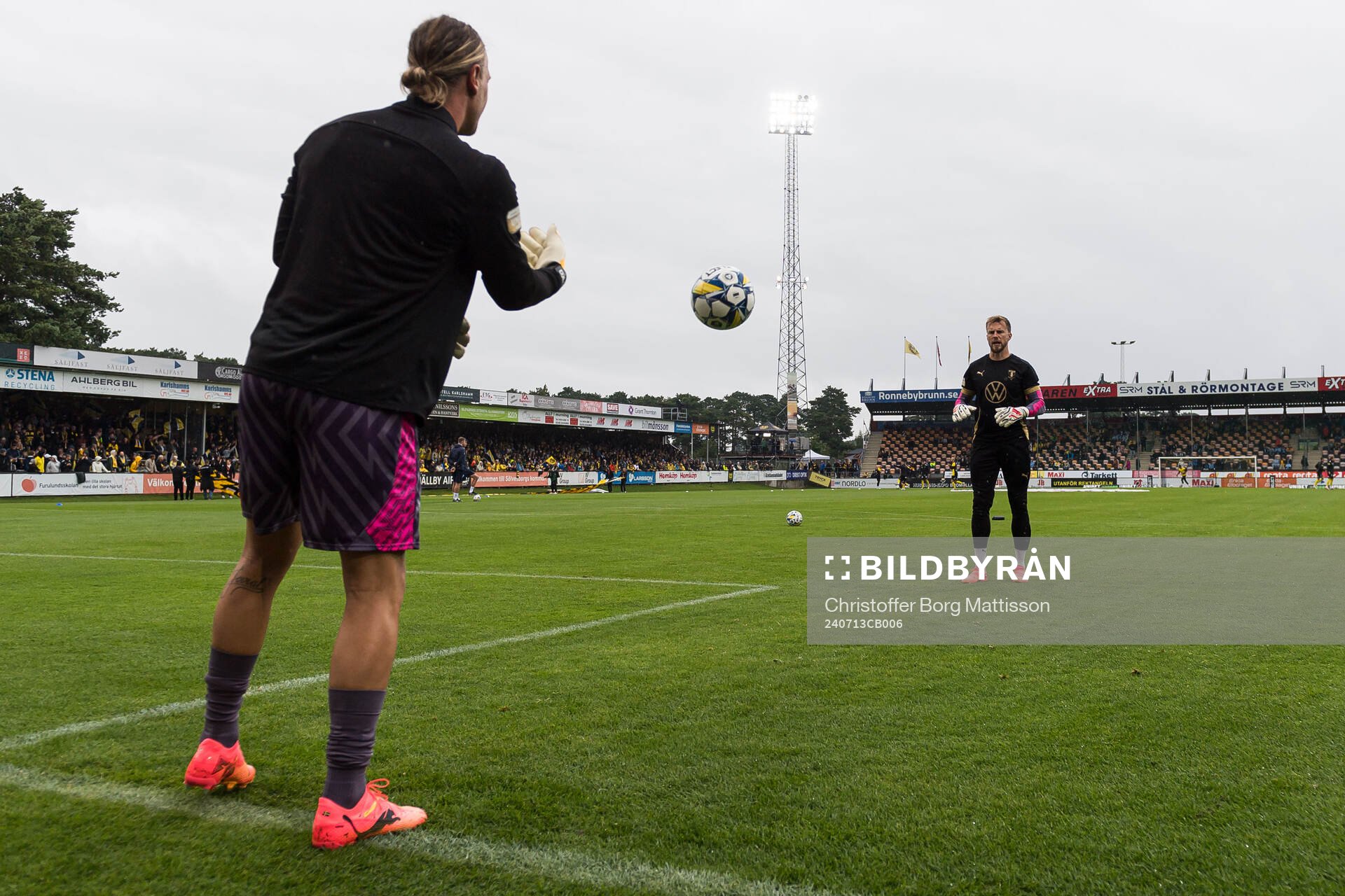 Malmö FFs målvakt Johan Dahlin och målvakt Ricardo
