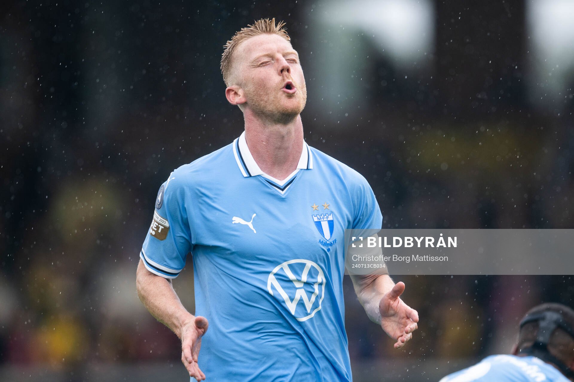 Malmö FFs Anders Christiansen deppar