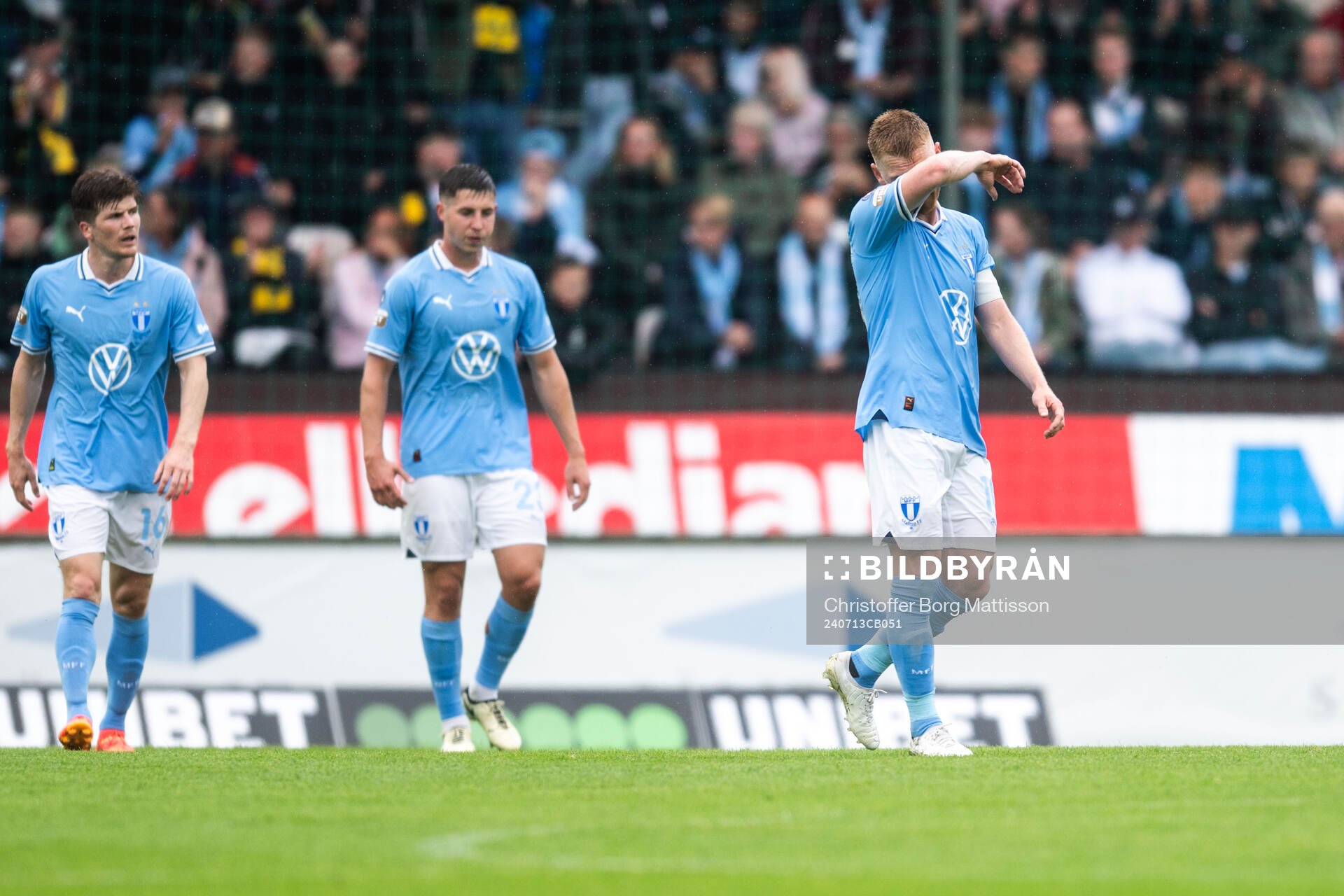 Malmö FFs Anders Christiansen deppar