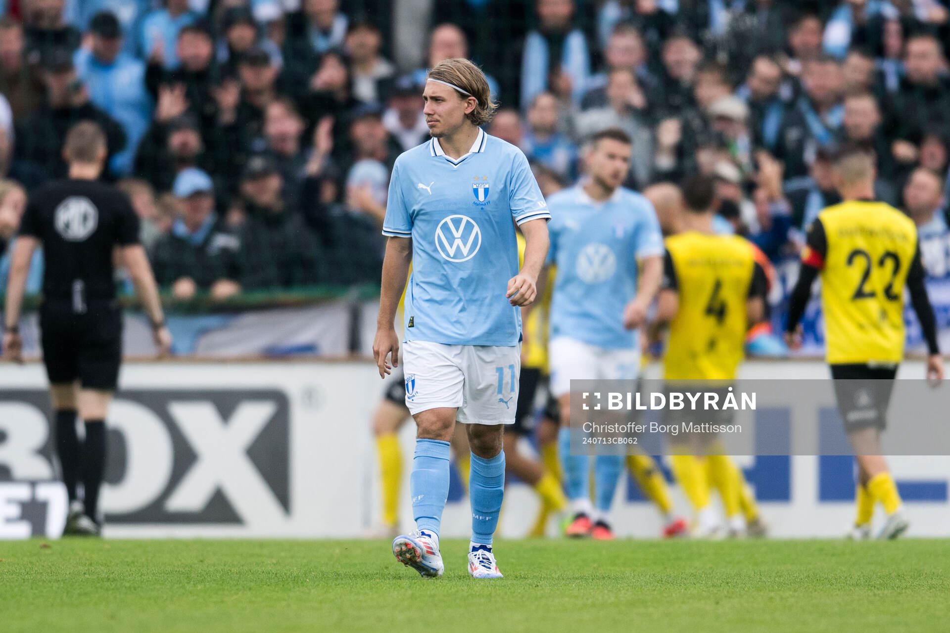 Malmö FFs Sebastian Nanasi deppar