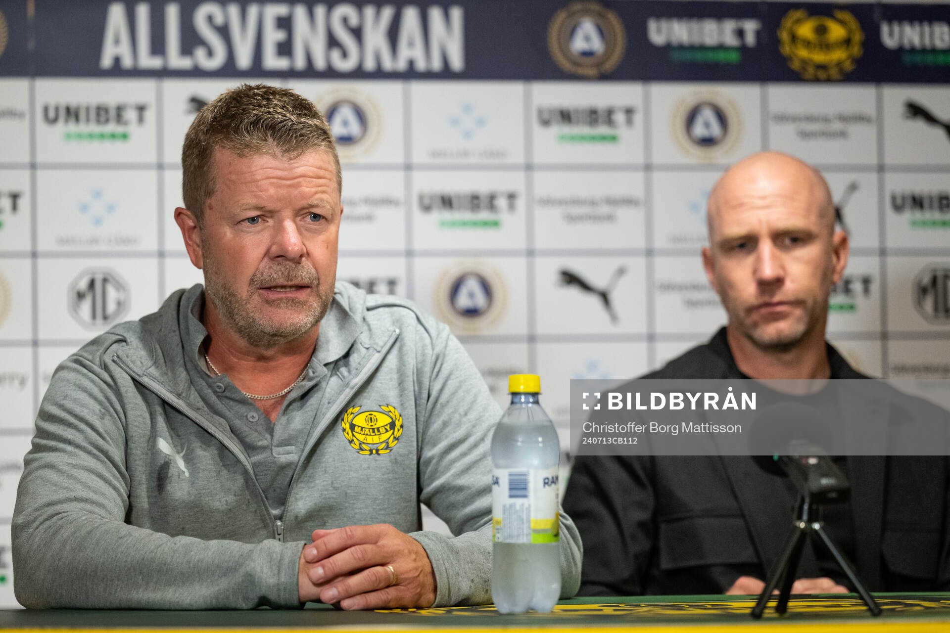 Mjällbys tränare Anders Torstensson och Malmö FFs