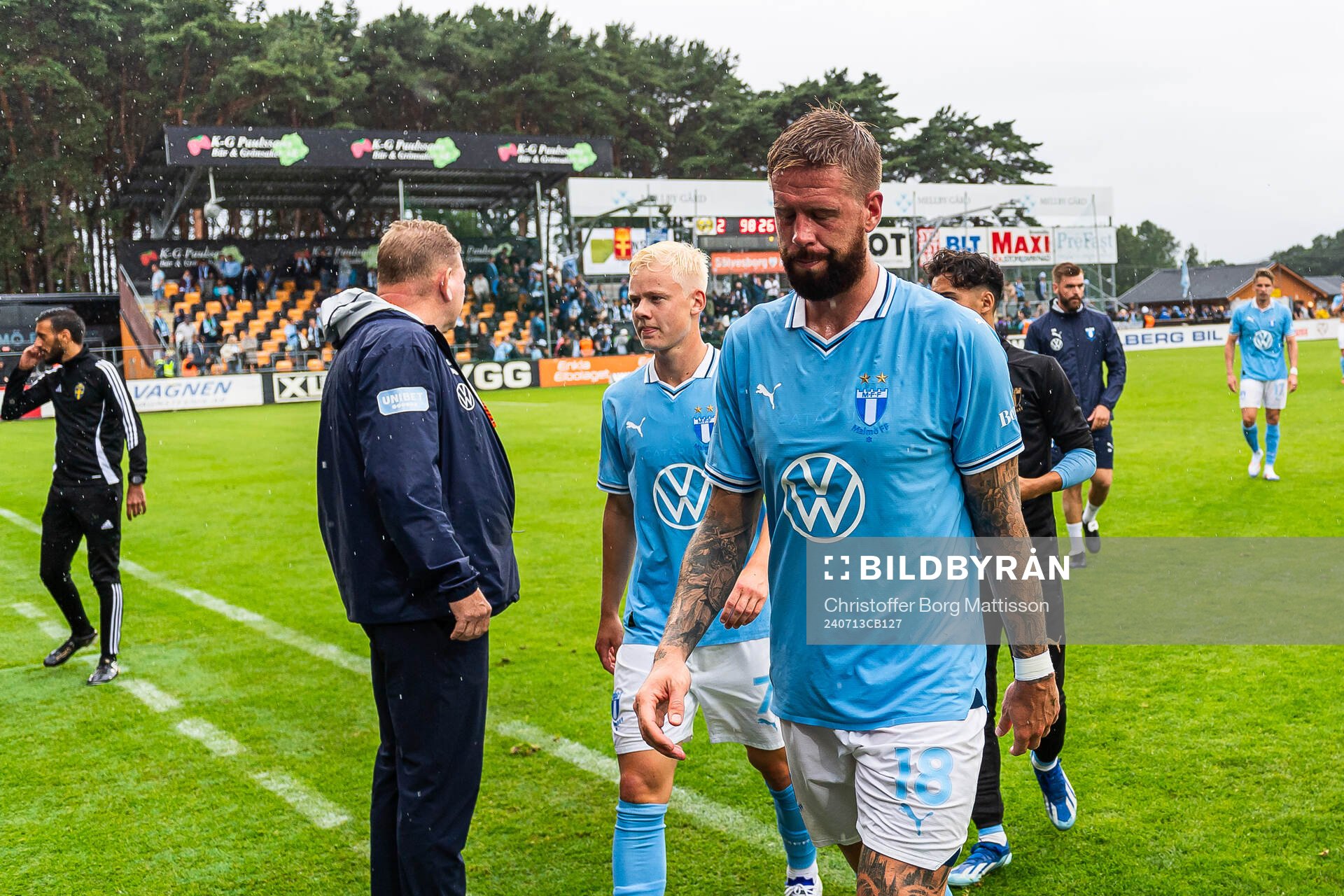 Malmö FFs Otto Rosengren och Pontus Jansson deppar