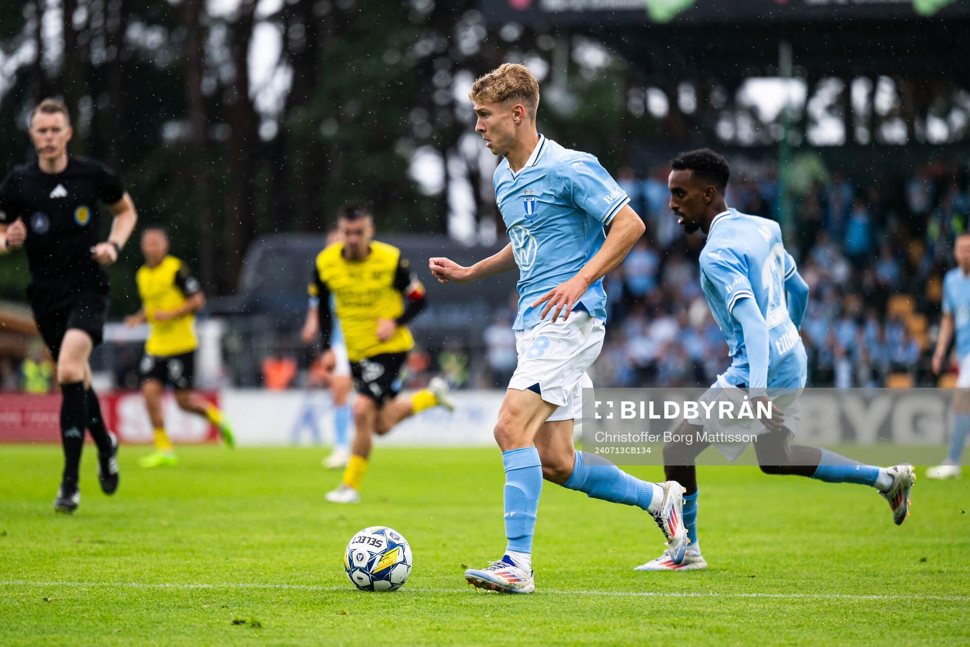 Malmö FFs Hugo Bolin och Taha Ali