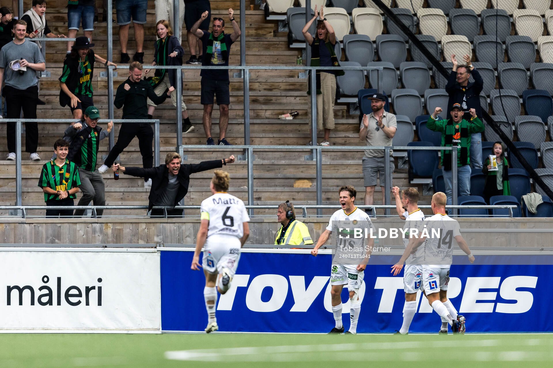 GAIS Axel Henriksson jublar