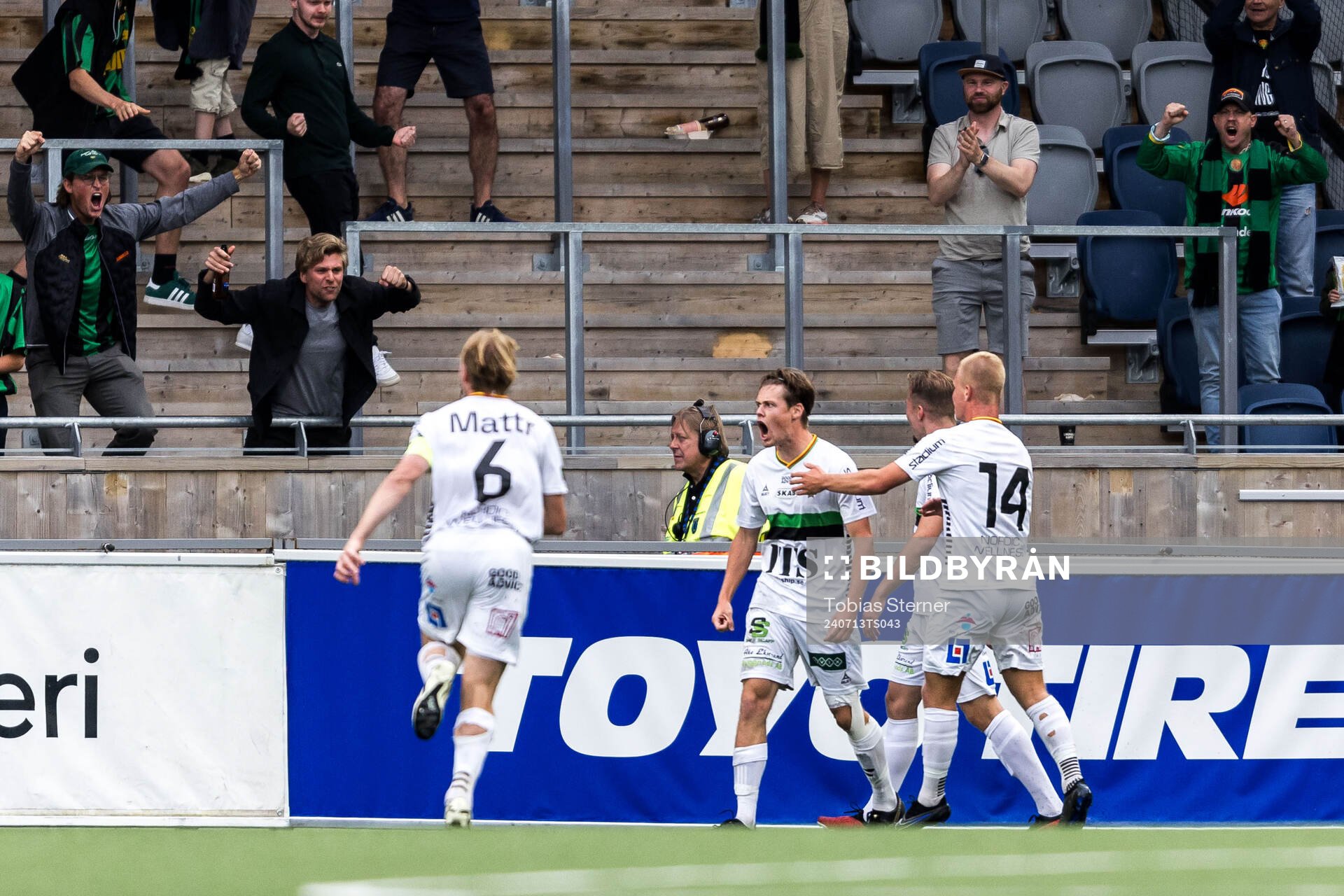 GAIS Axel Henriksson jublar