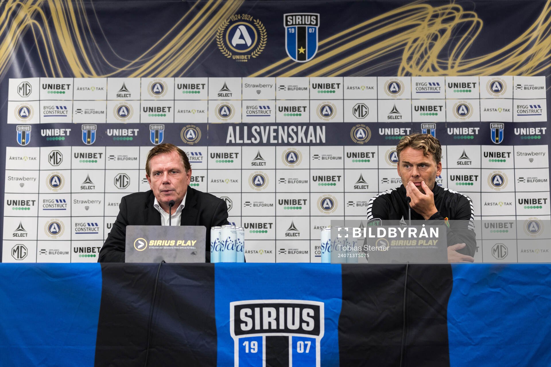 Sirius tränare Christer Mattiasson och GAIS tränare