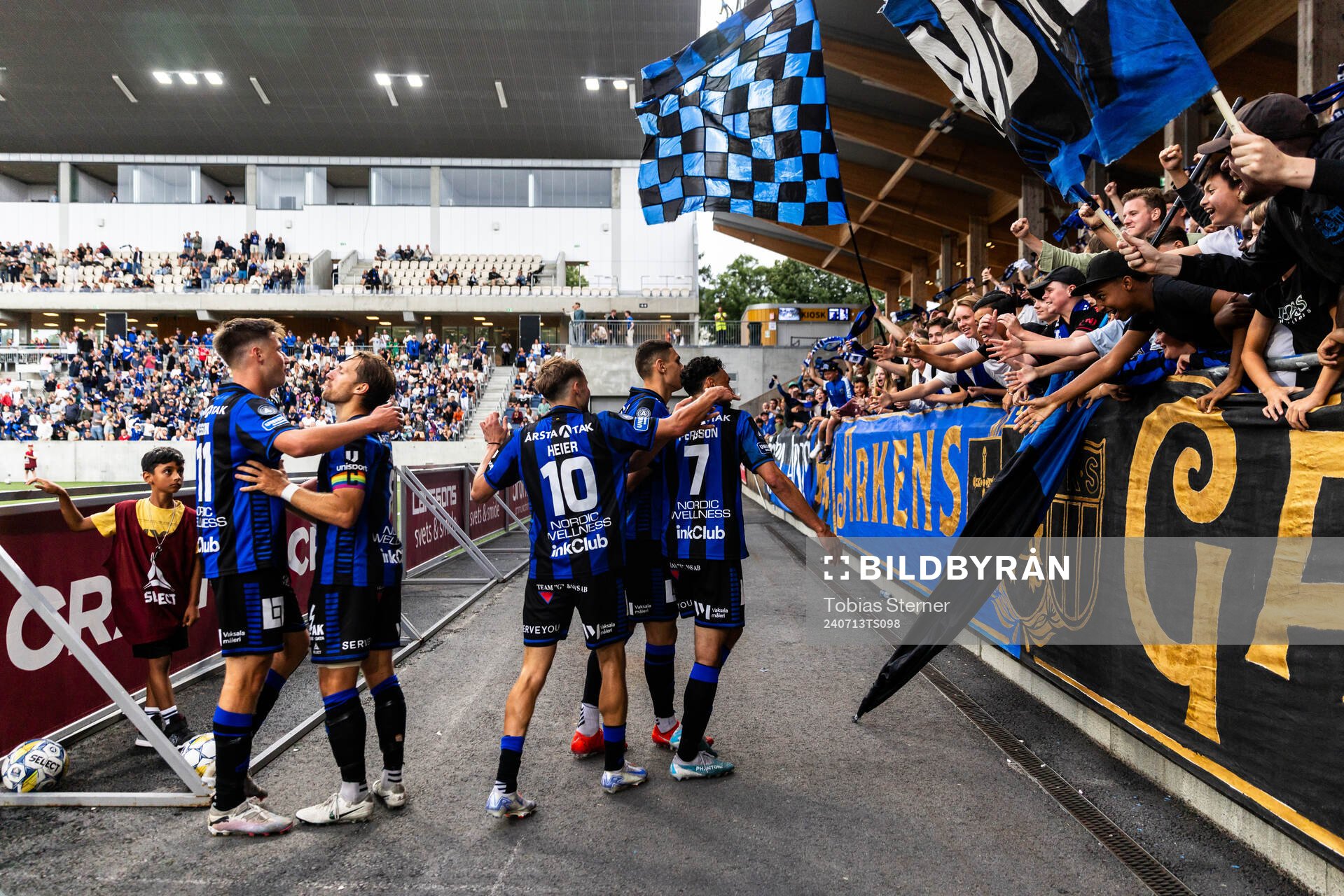 Sirius spelare jublar