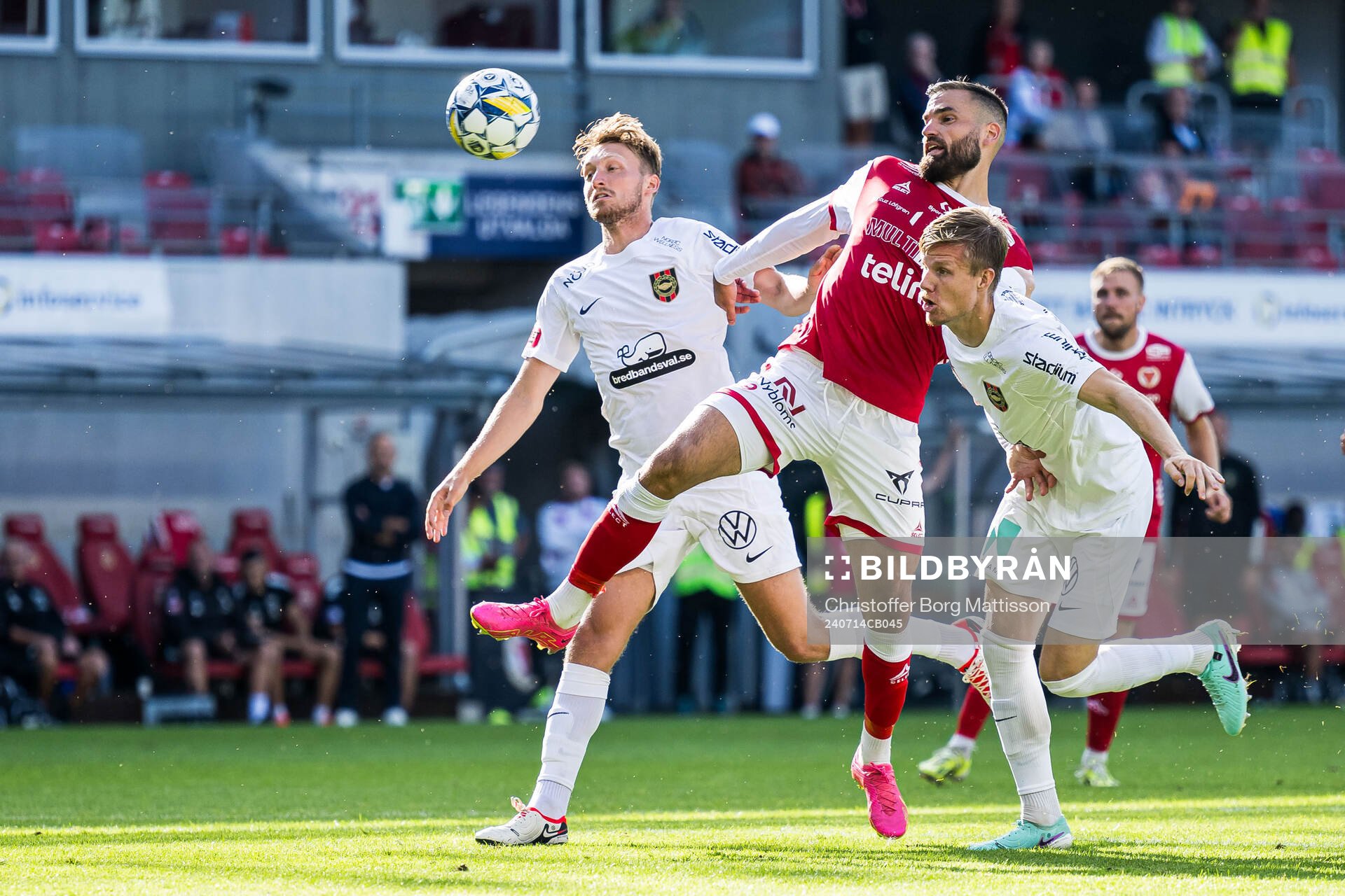 Brommapojkarnas Eric Björkander och Alexander Abrahamsson