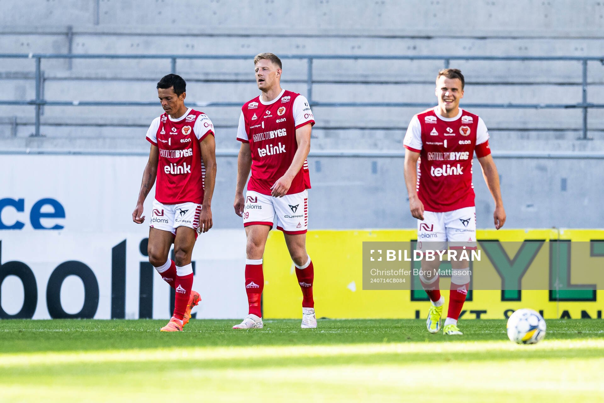 Kalmars Romario Pereira Sipiao, Lars Saetra och Simon