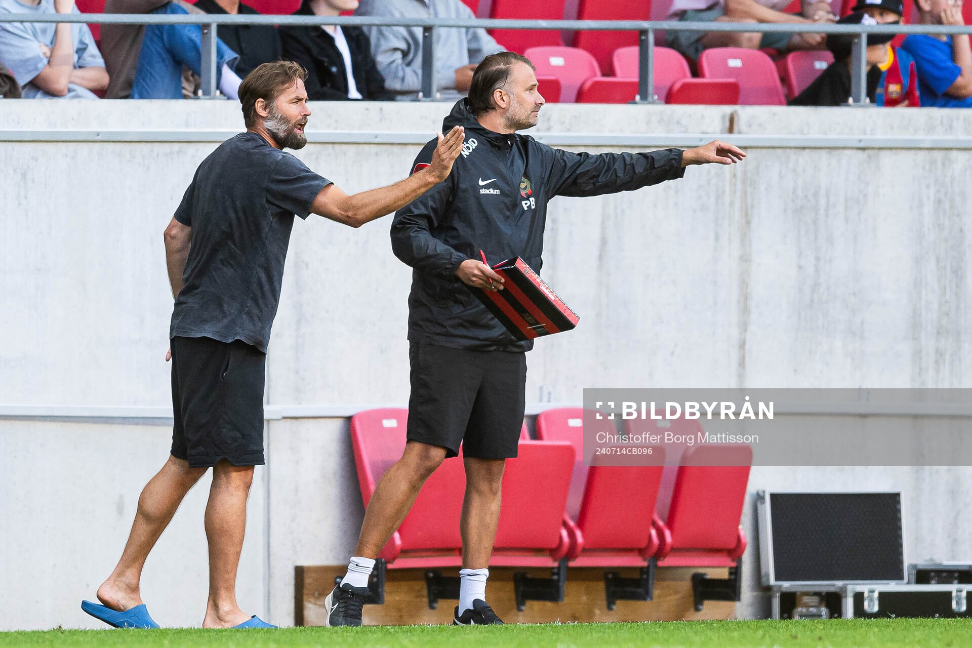 Brommapojkarnas tränare Olof Mellberg