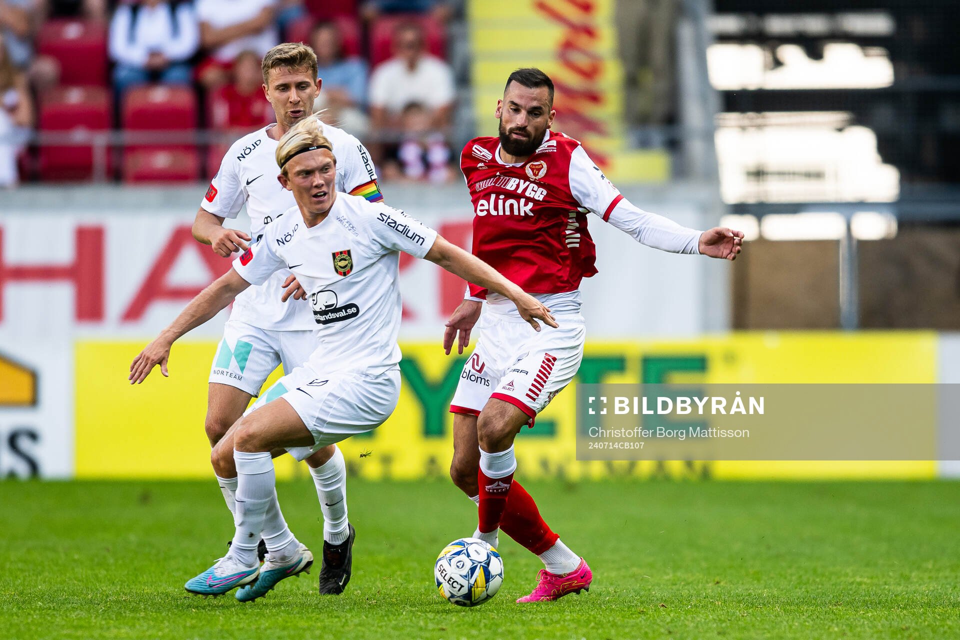 Brommapojkarnas Ludvig Fritzson och Alexander Jensen mot