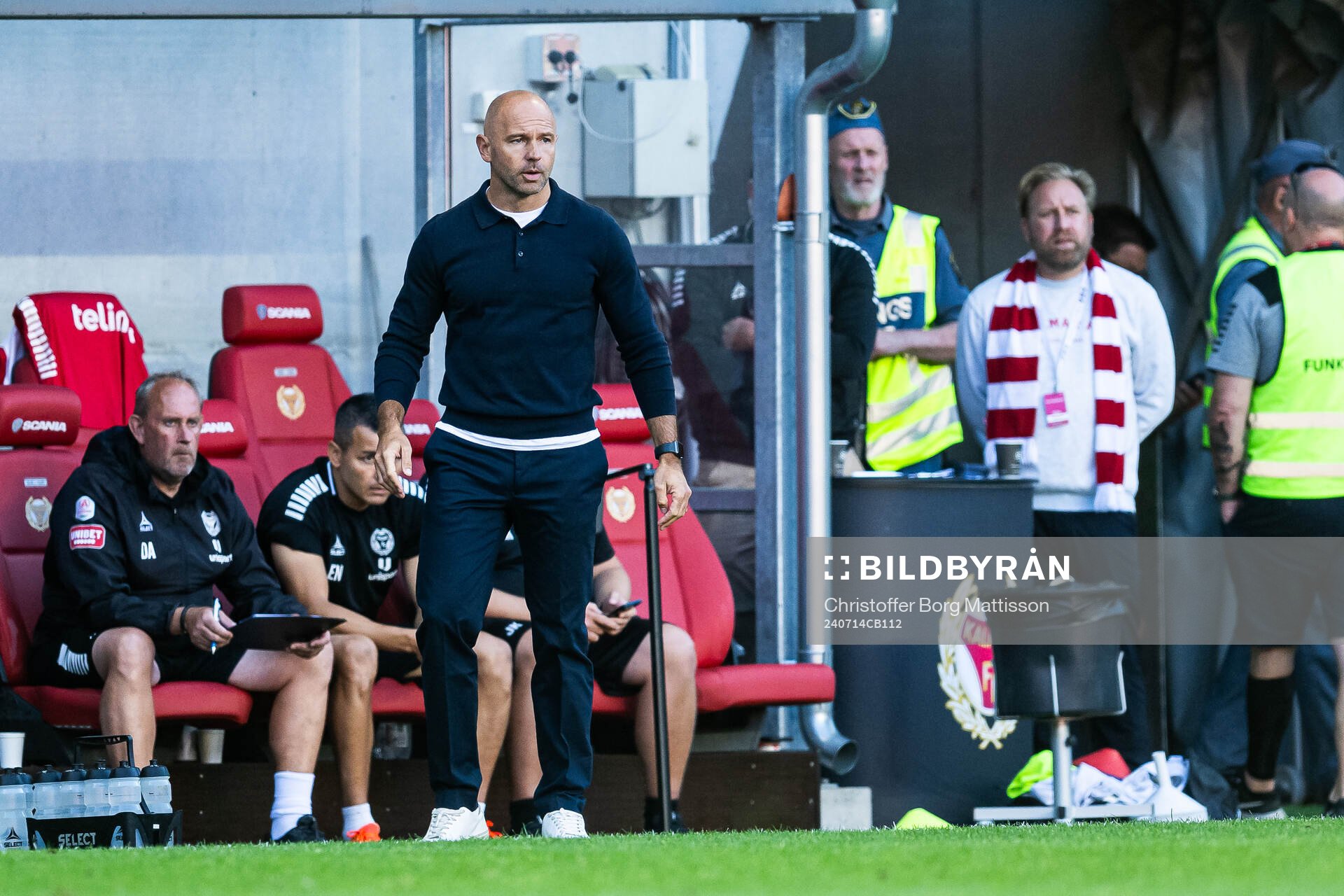Kalmars tränare Stefan Larsson
