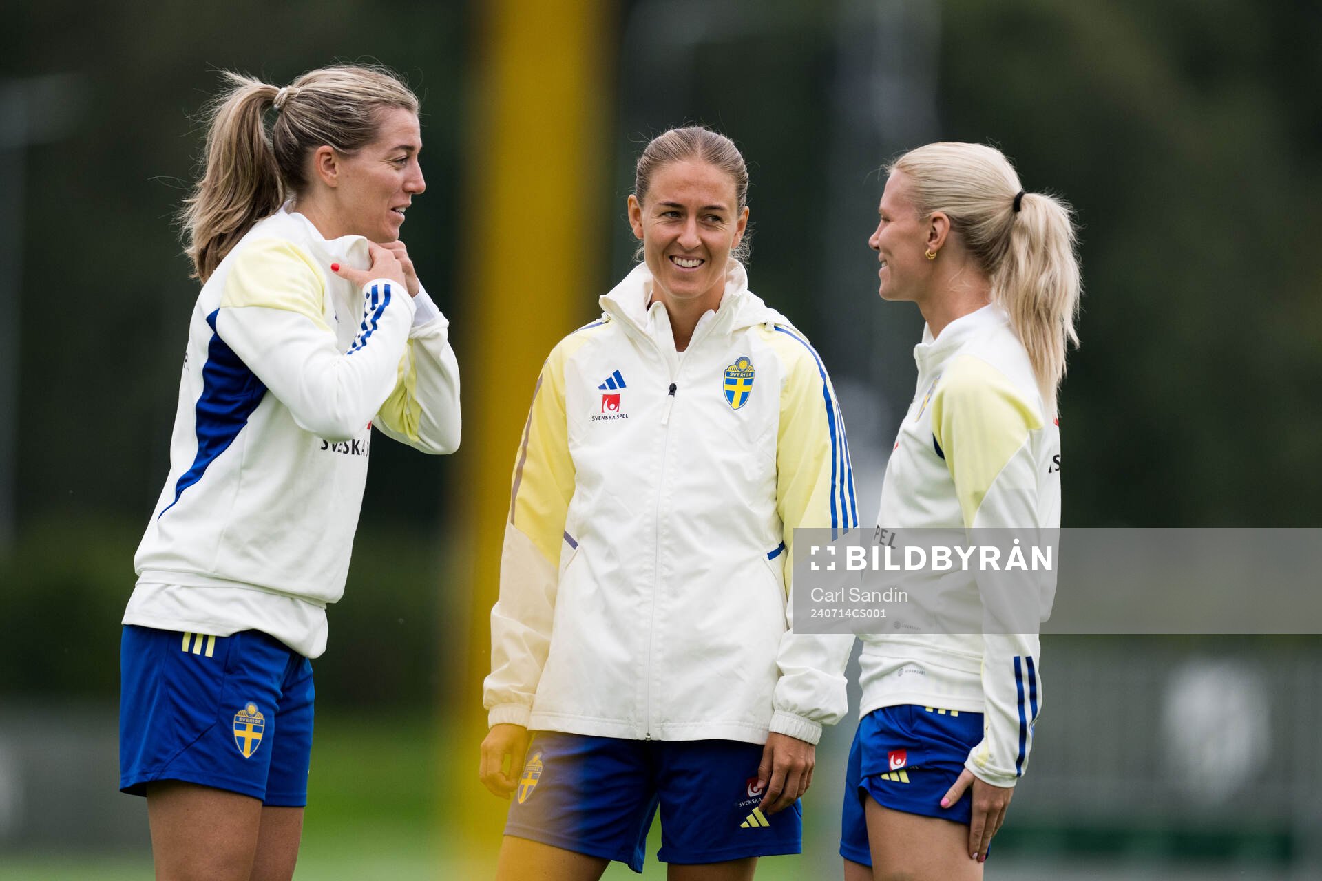 Linda Sembrant, Emma Kullberg and Josefine Rybrink of Sweden