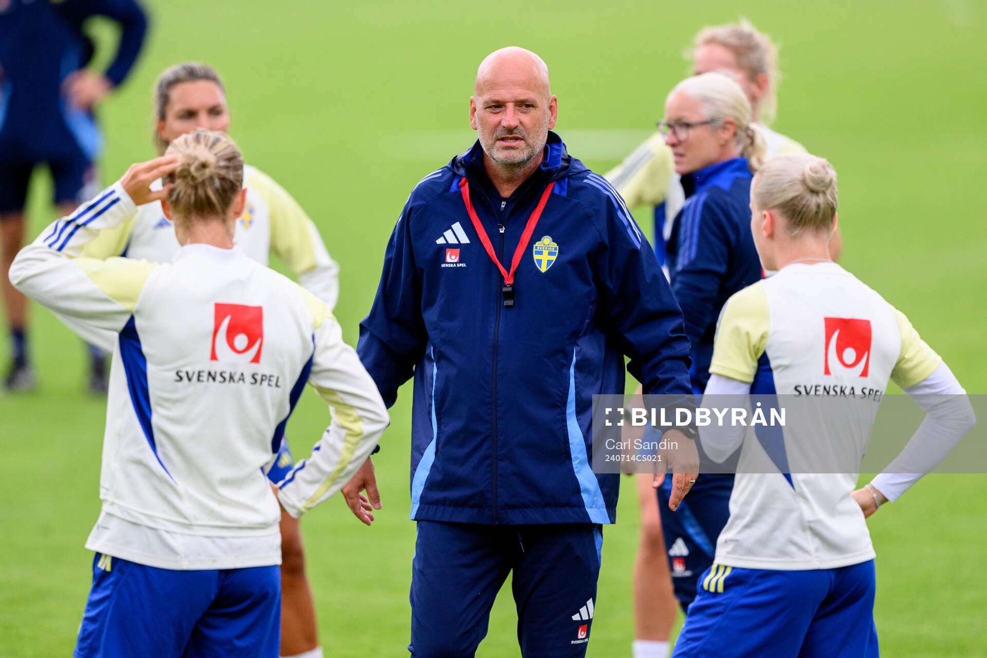 Assistant coach Magnus Wikman