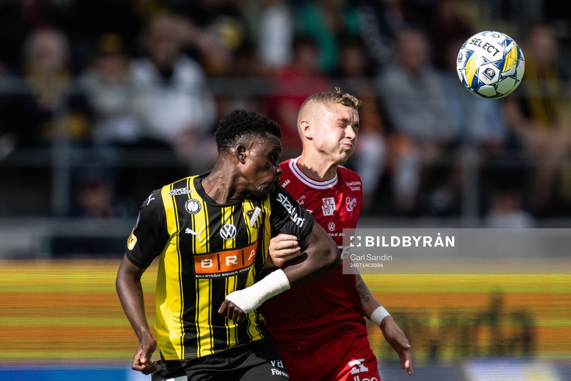 Häckens Zeidane Inoussa och Elfsborgs Sebastian Holmen