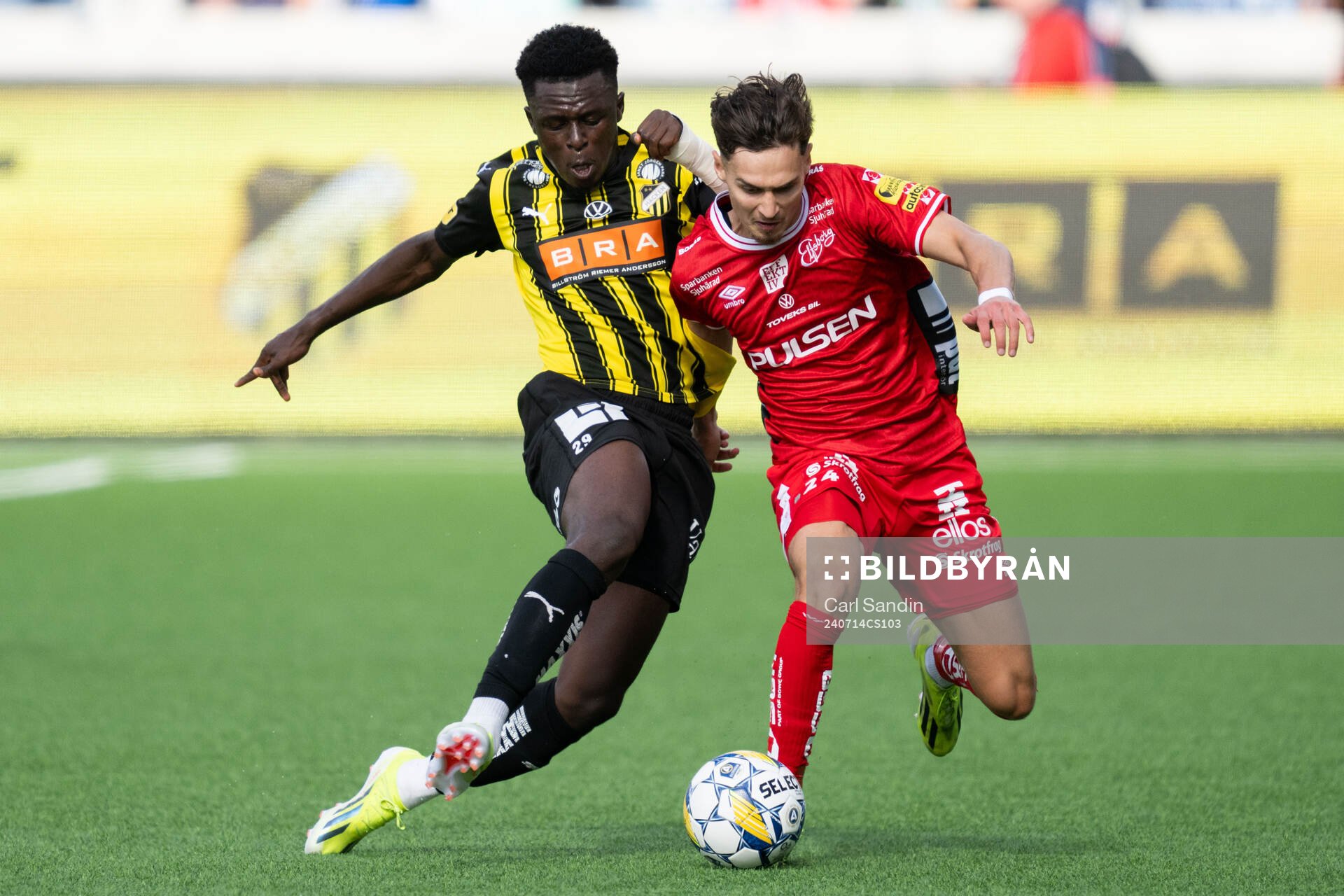 Häckens Zeidane Inoussa och Elfsborgs Camil Jebara