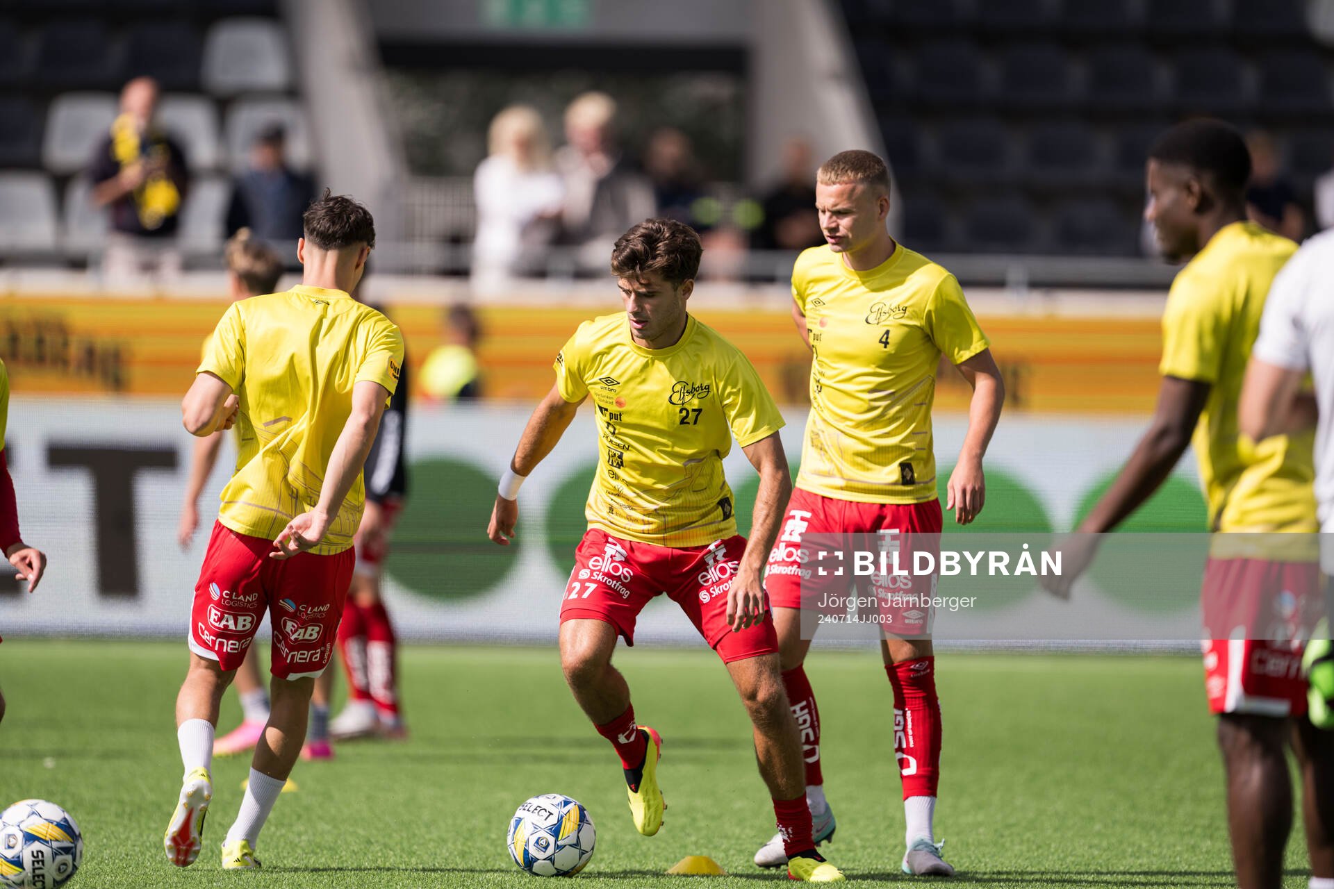 Elfsborgs Besfort Zeneli och Gustav Henriksson