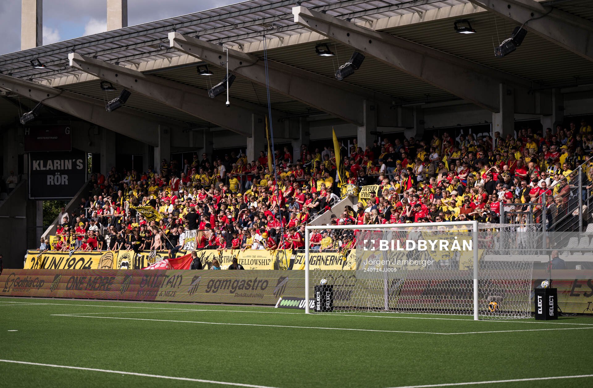 Elfsborg supportrar på läktaren