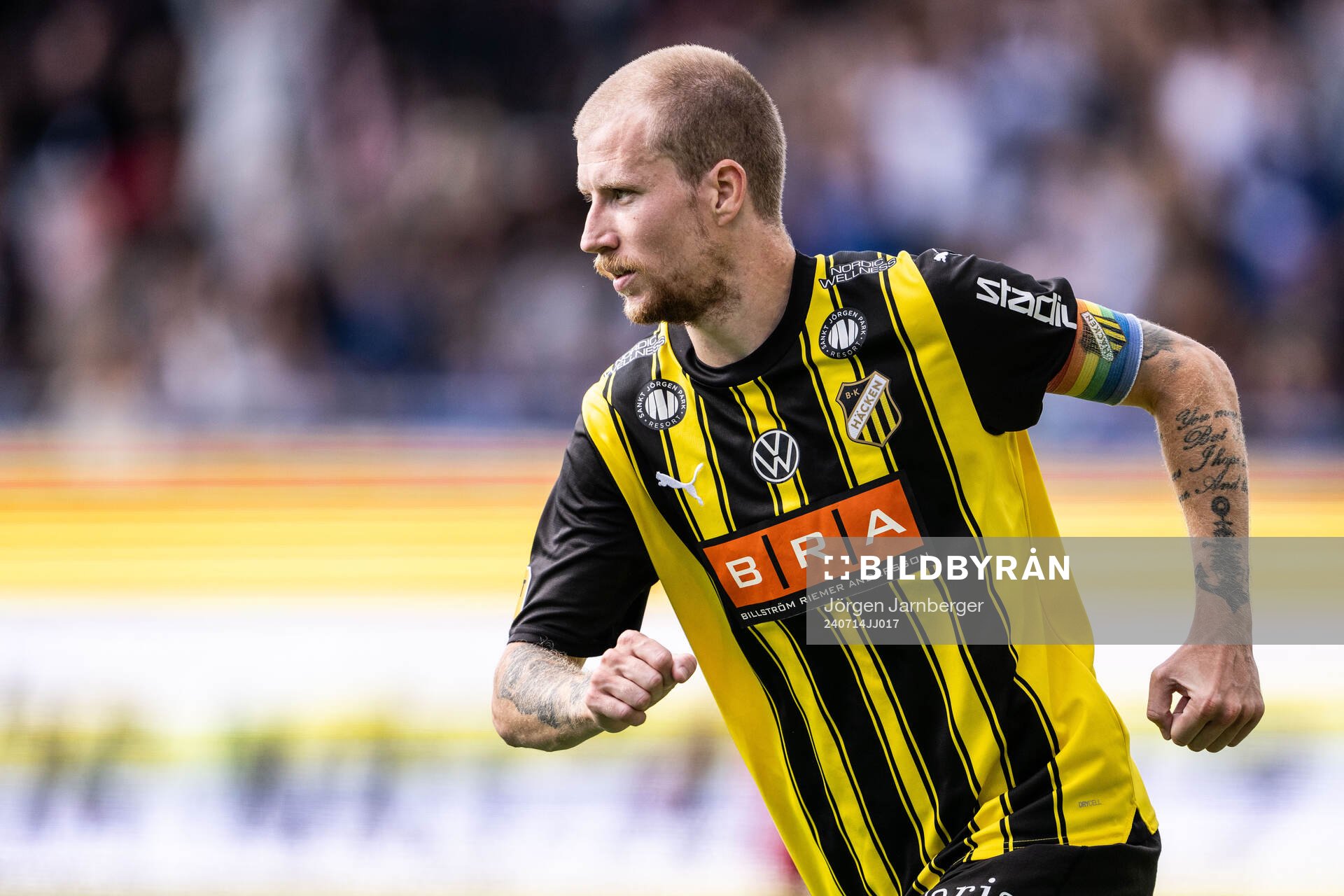 Häckens Simon Gustafson jublar