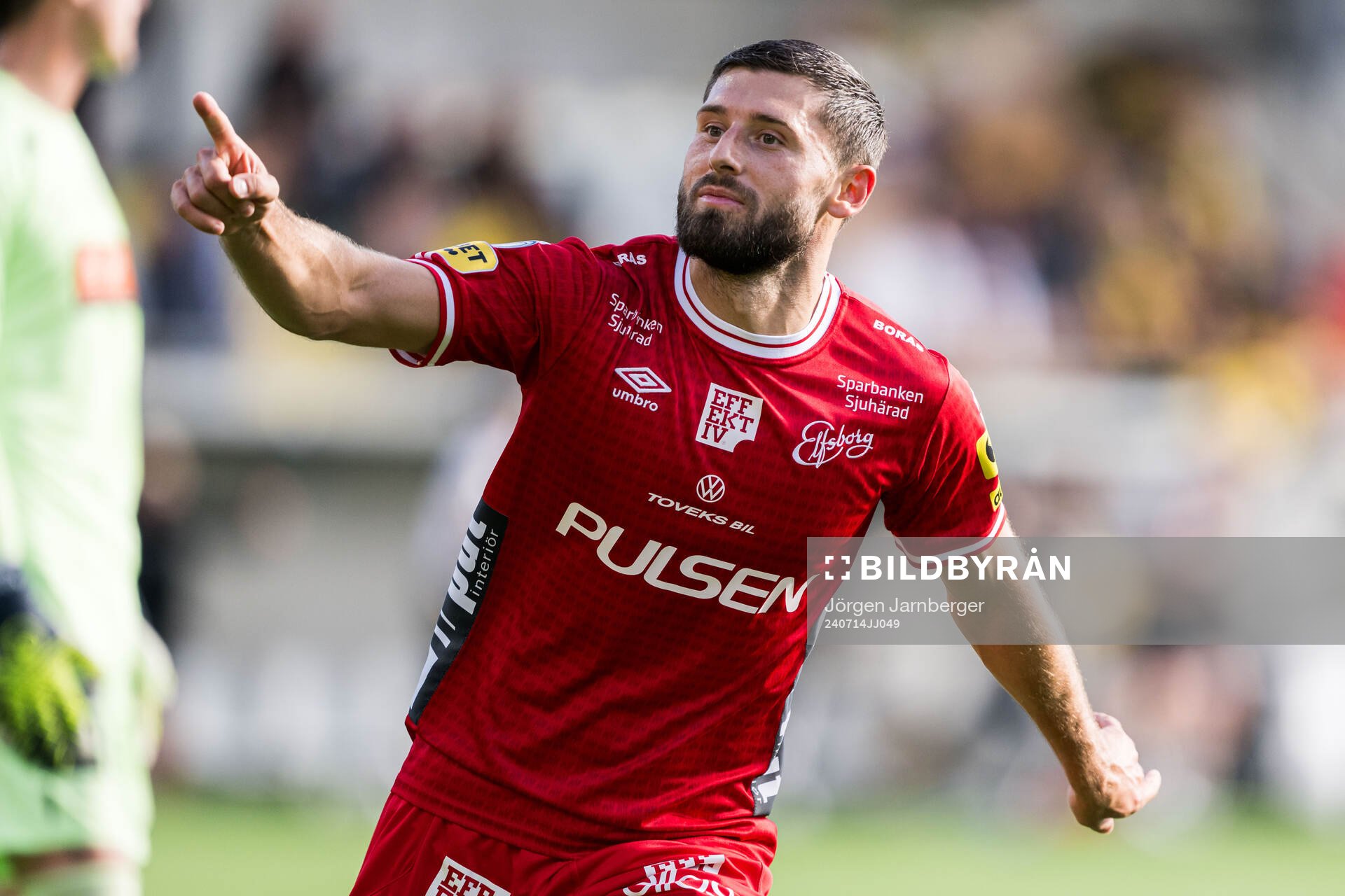 Elfsborgs Arber Zeneli jublar