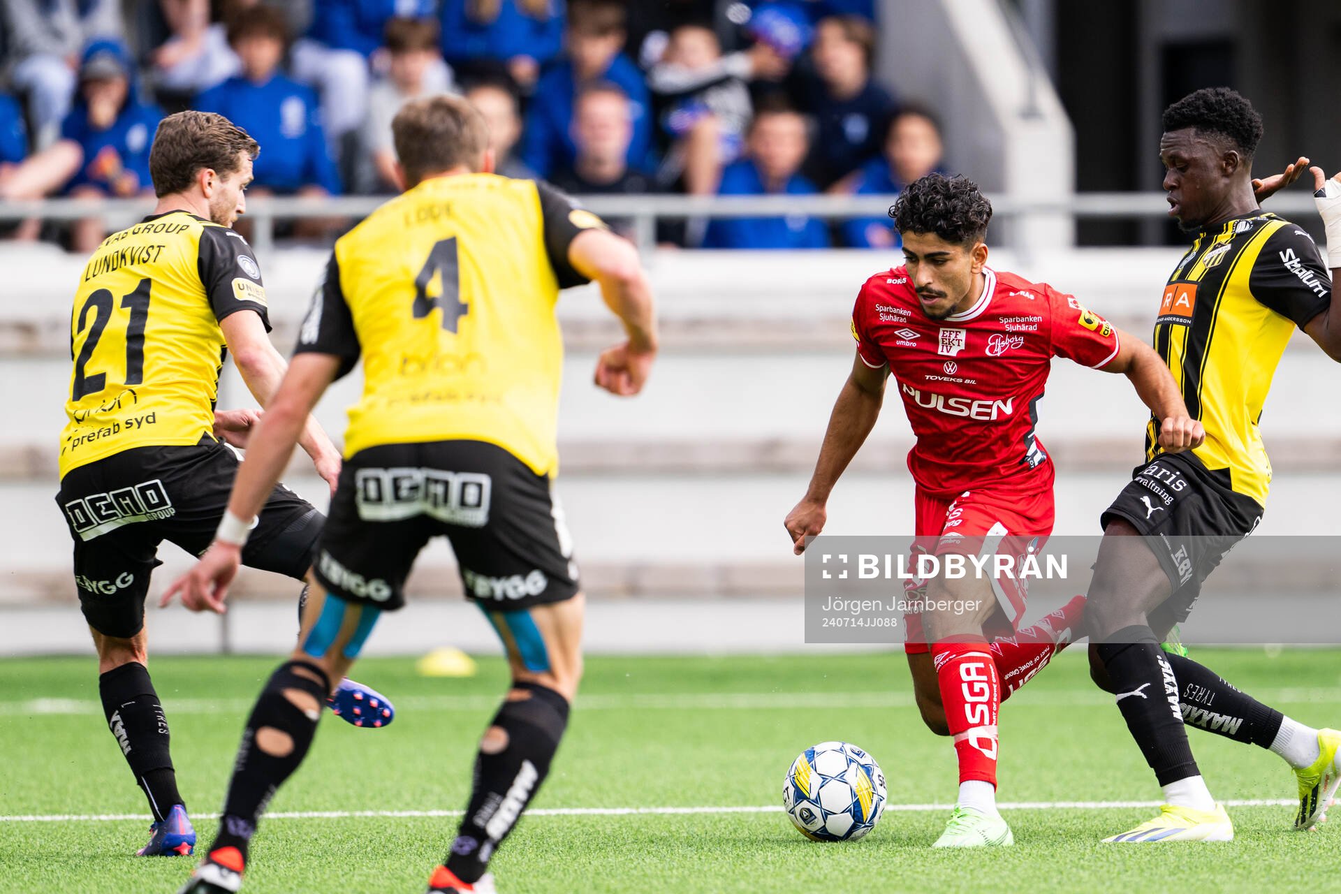 Elfsborgs Ahmed Qasem och Häckens Zeidane Inoussa