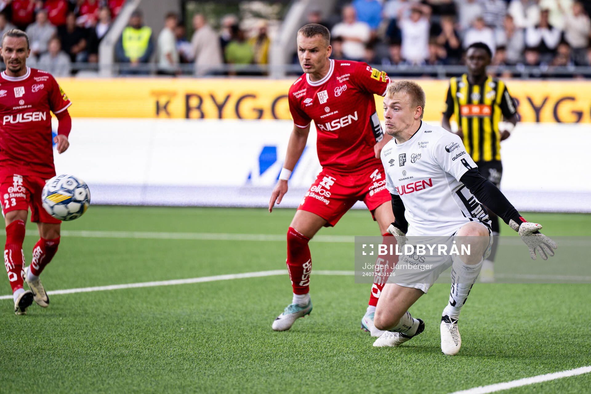 Elfsborgs Gustav Henriksson och målvakt Isak Pettersson