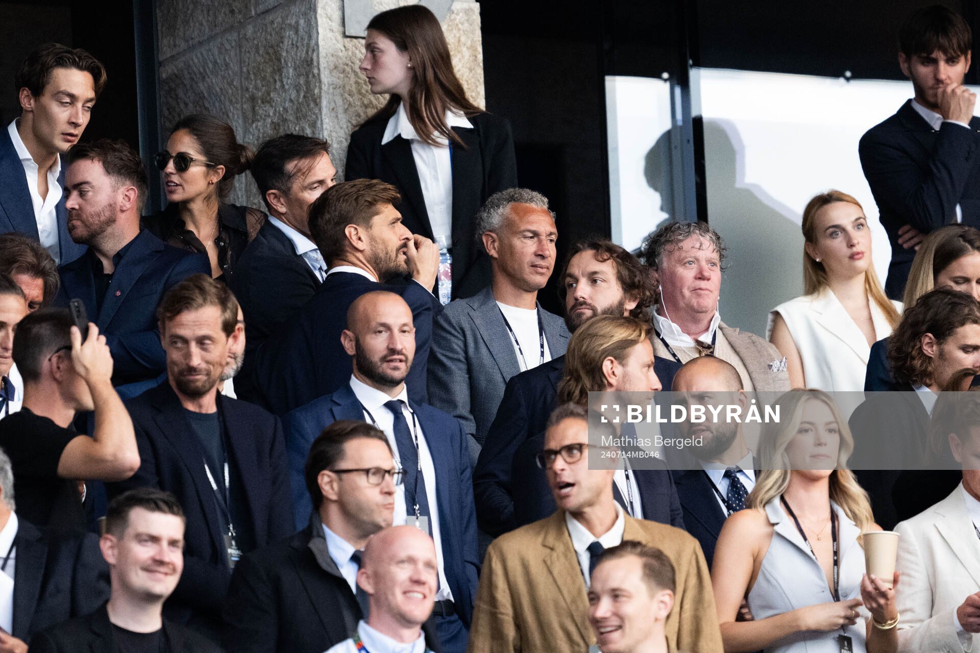Henrik Larsson in the stands