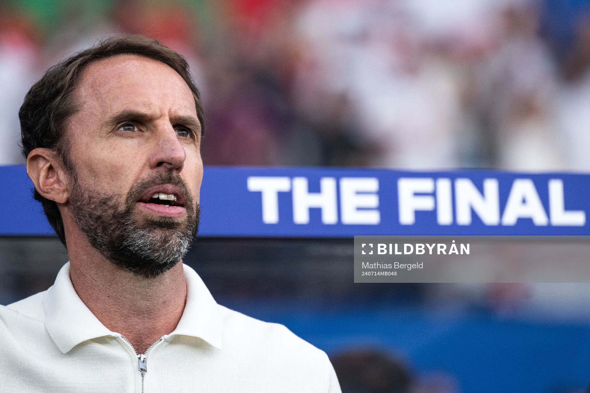 Head coach Gareth Southgate of England