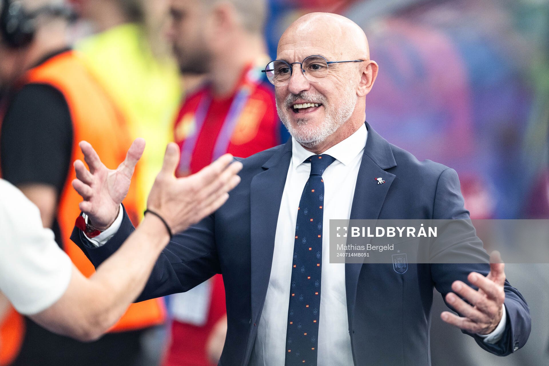 Head coach Luis De La Fuente of Spain