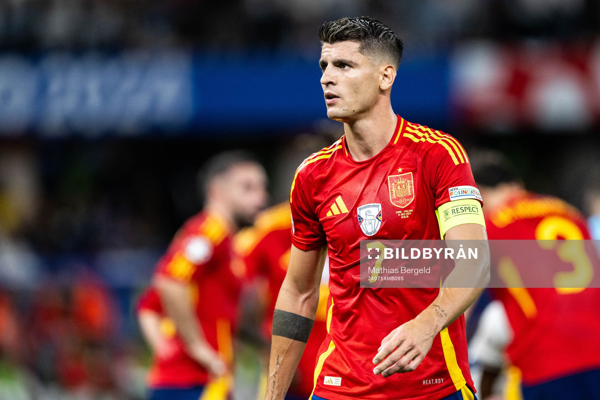Alvaro Morata of Spain