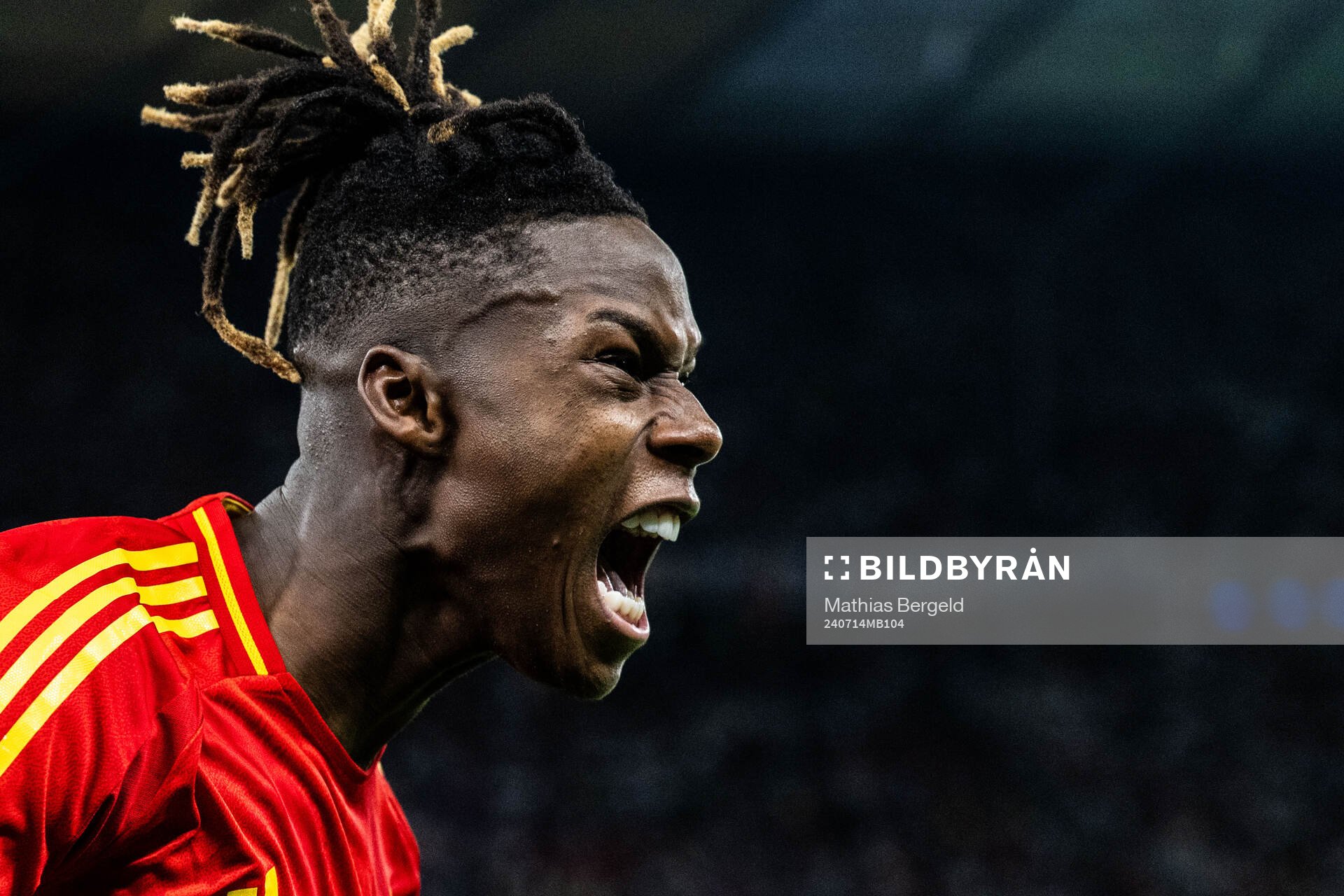 Nicholas Williams of Spain celebrates