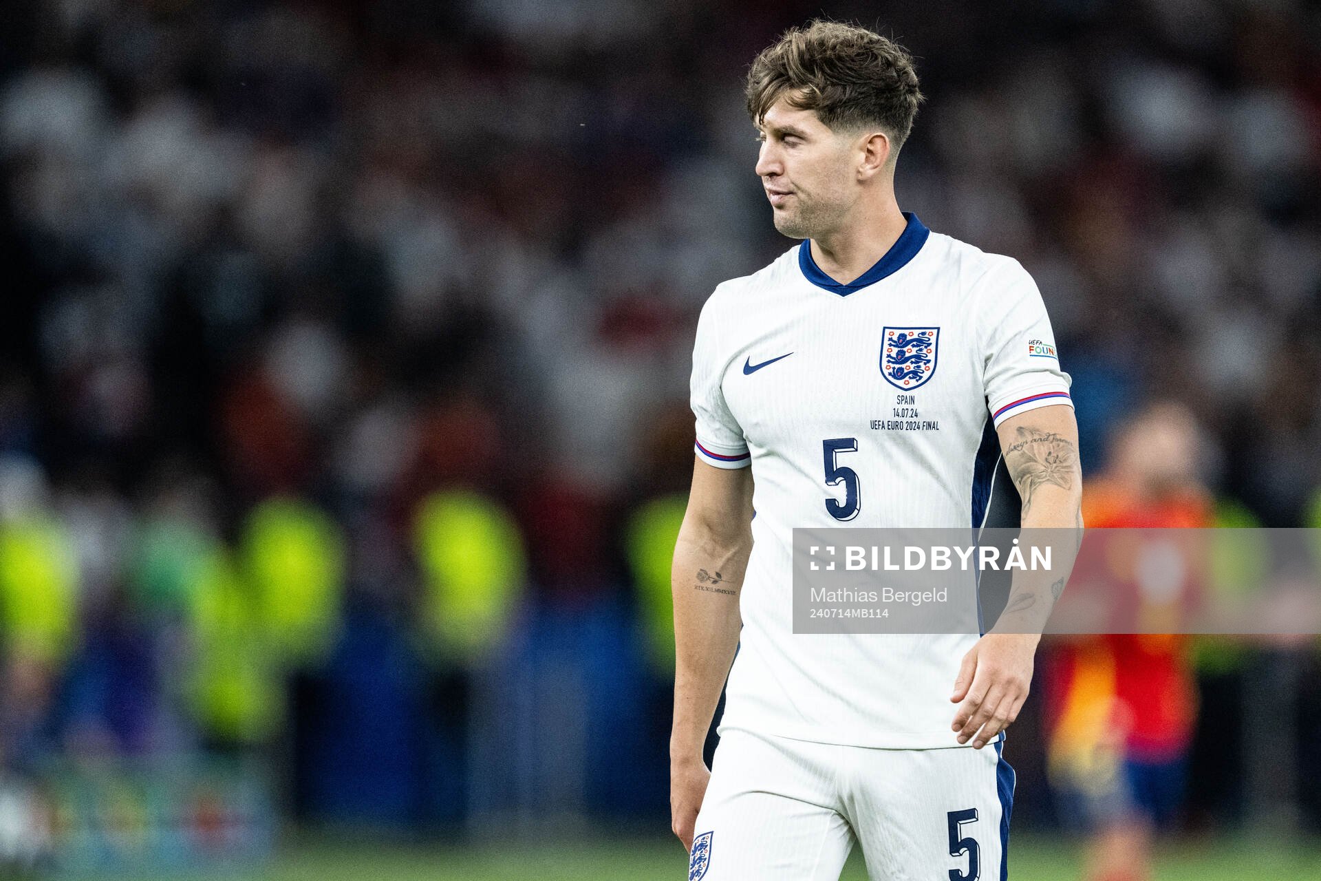 John Stones of England looks dejected