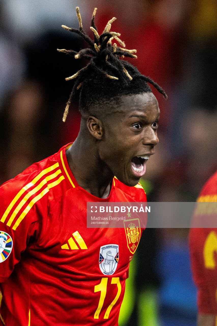 Nicholas Williams of Spain celebrates