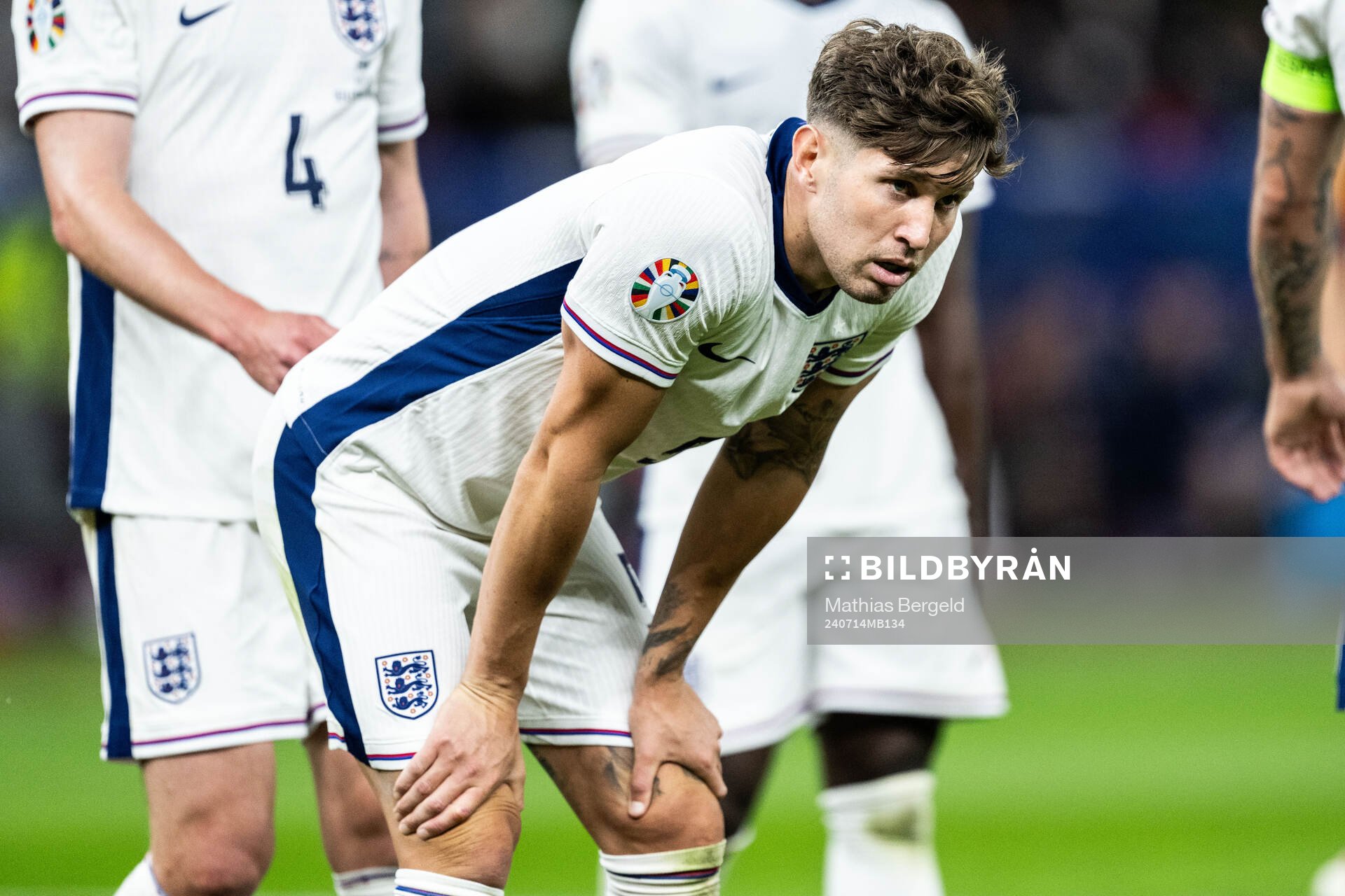 John Stones of England looks dejected