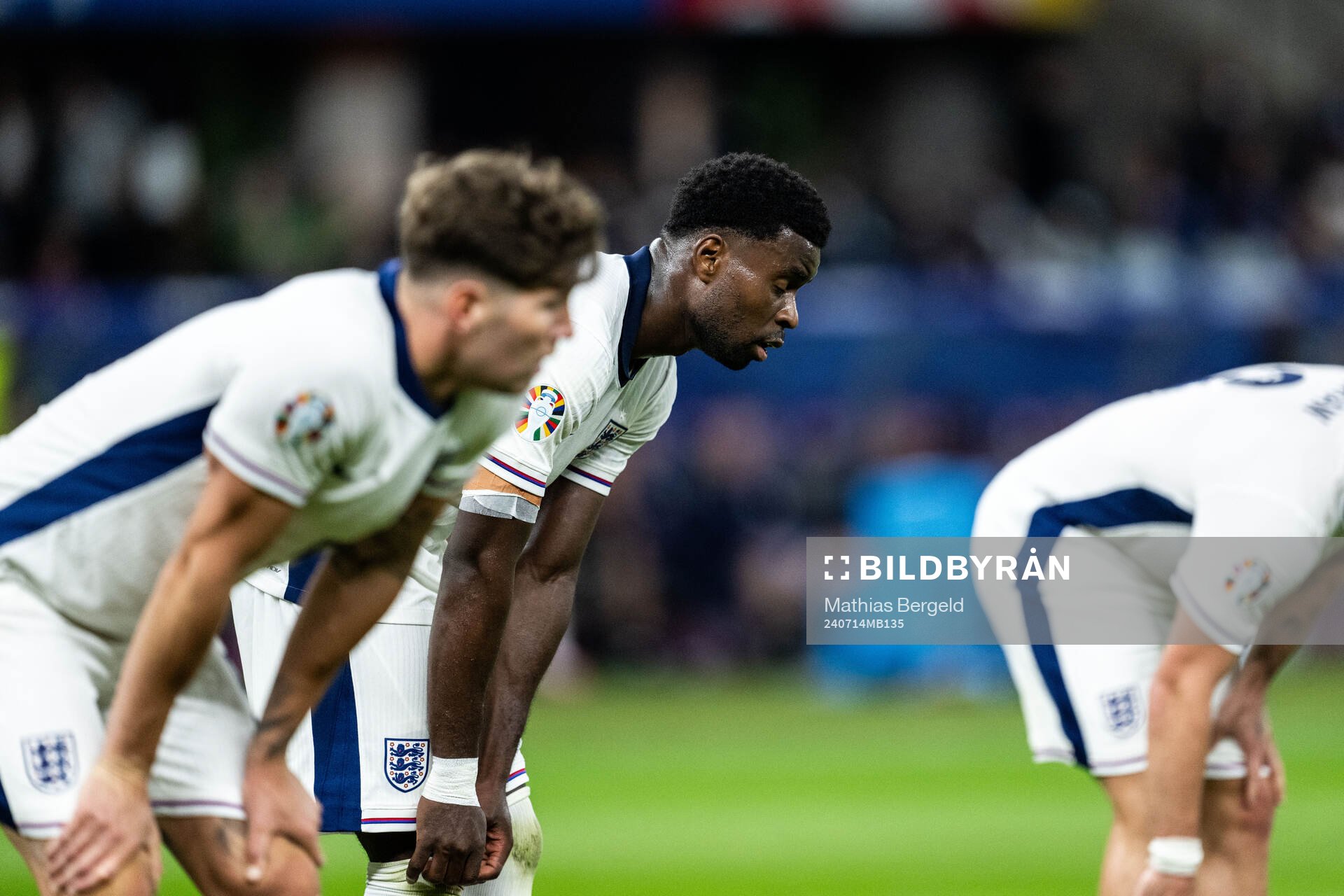 Marc Guehi of England looks dejected