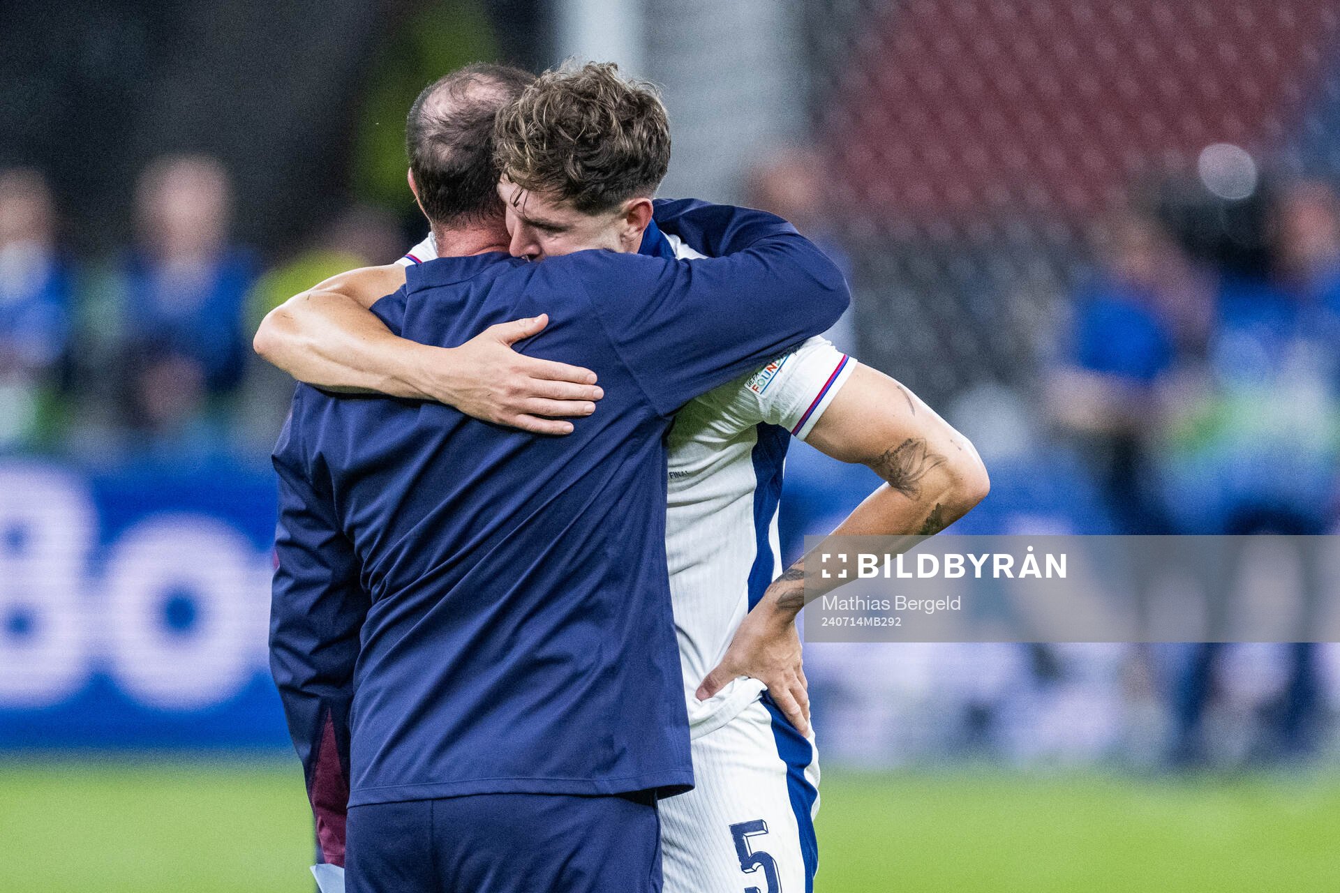 John Stones of England looks dejected