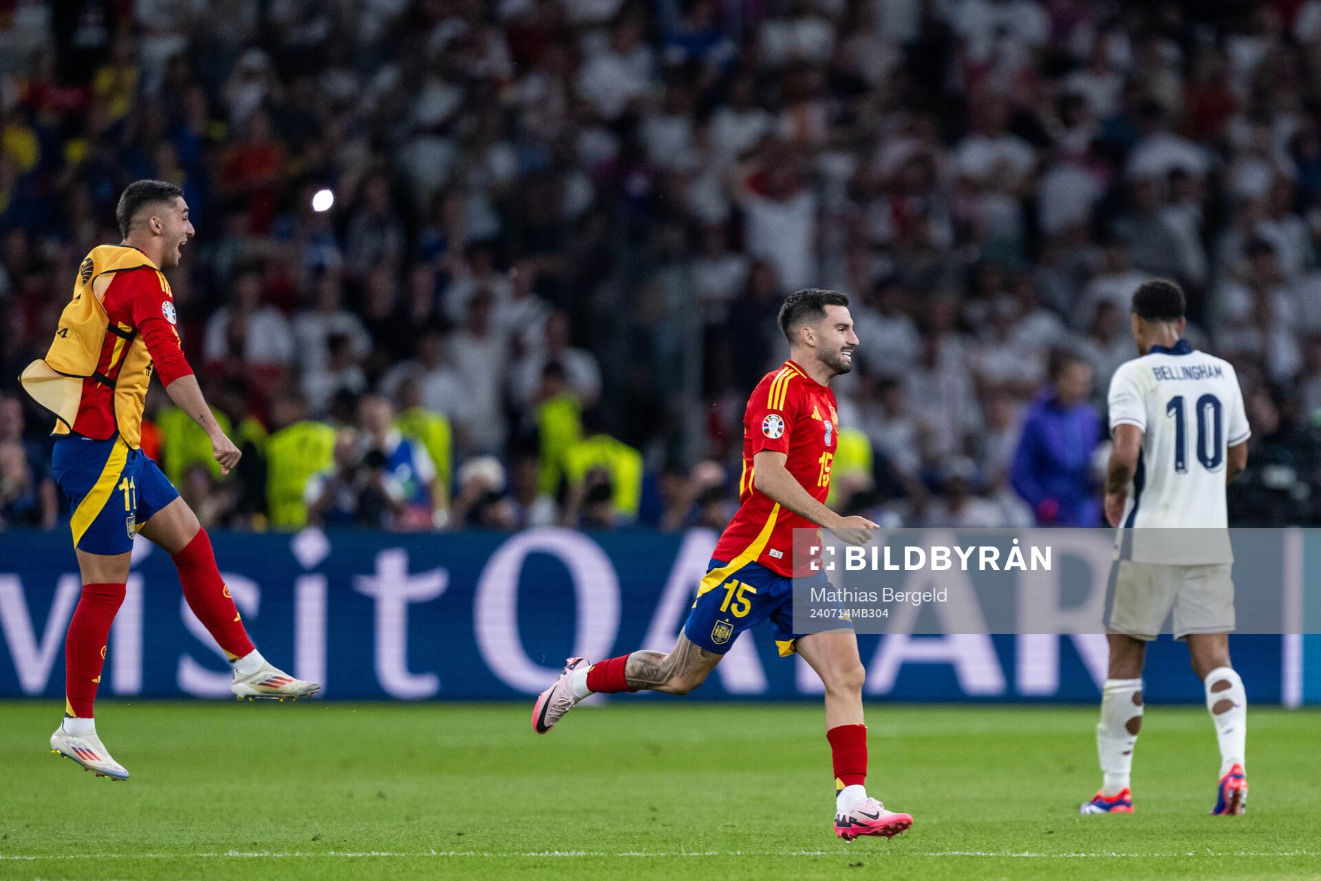 Alejandro Baena of Spain celebrates