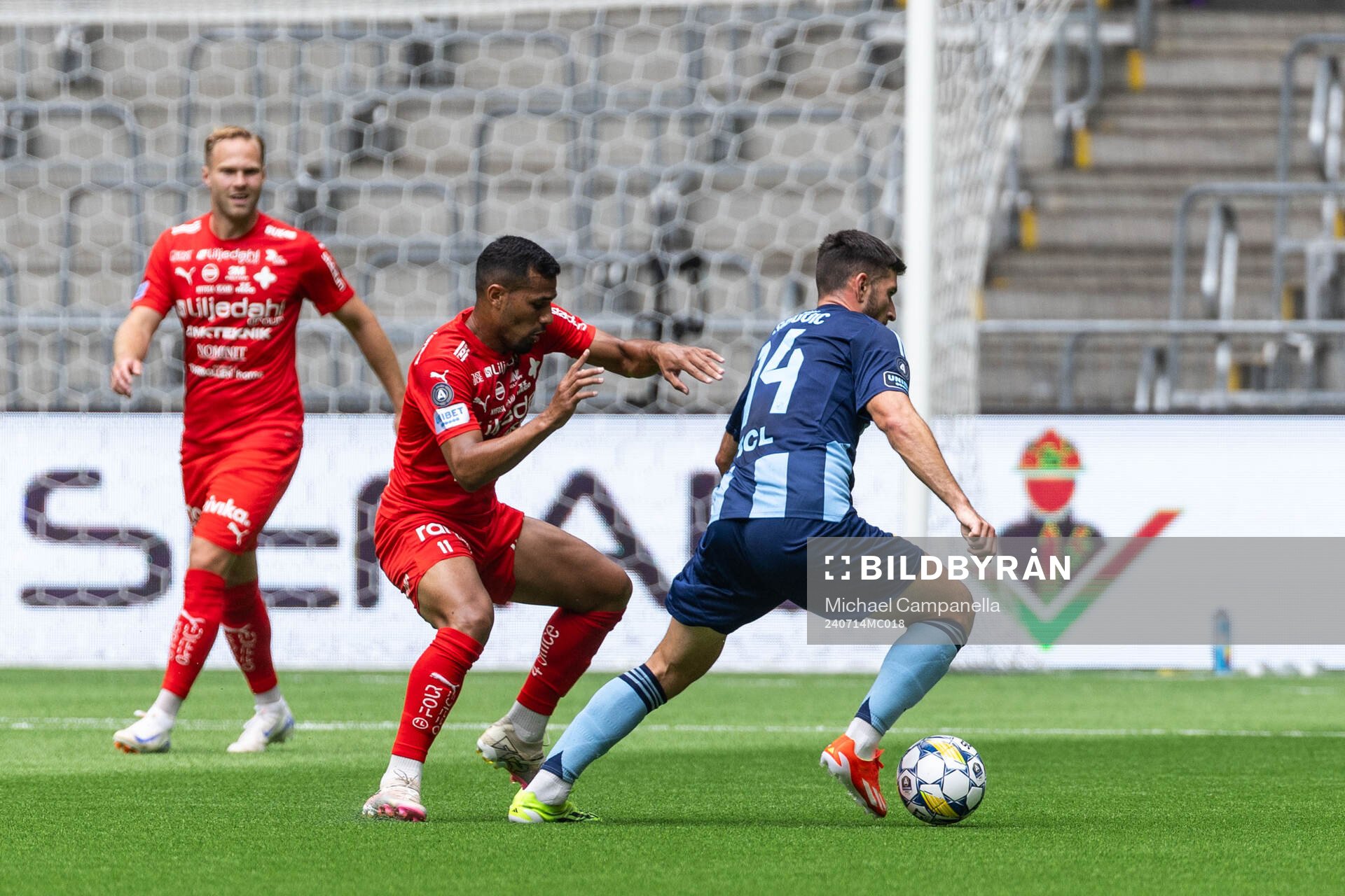 Värnamos Wenderson Oliveira do Nascimento och Djurgårdens