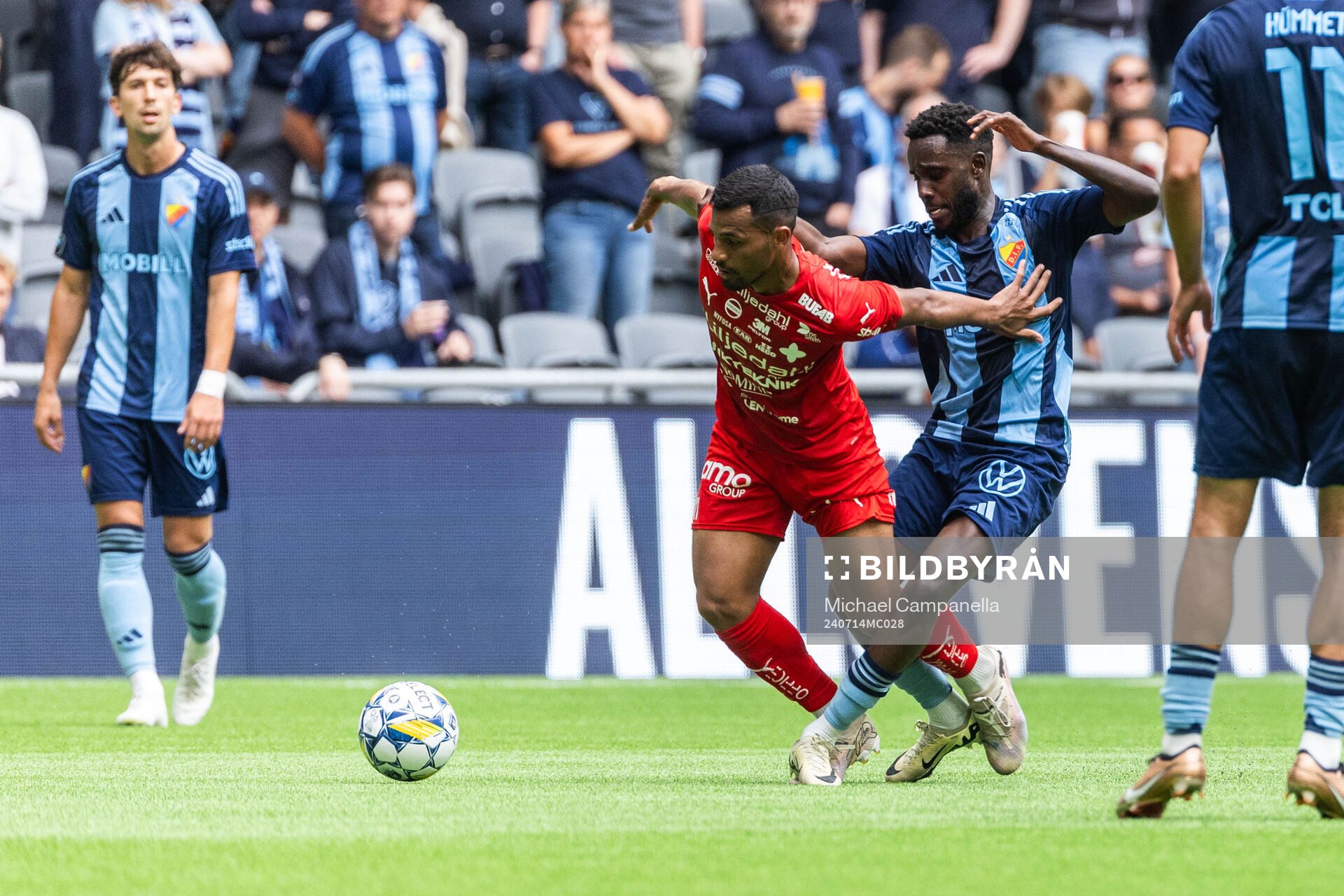 Värnamos Wenderson Oliveira do Nascimento och Djurgårdens