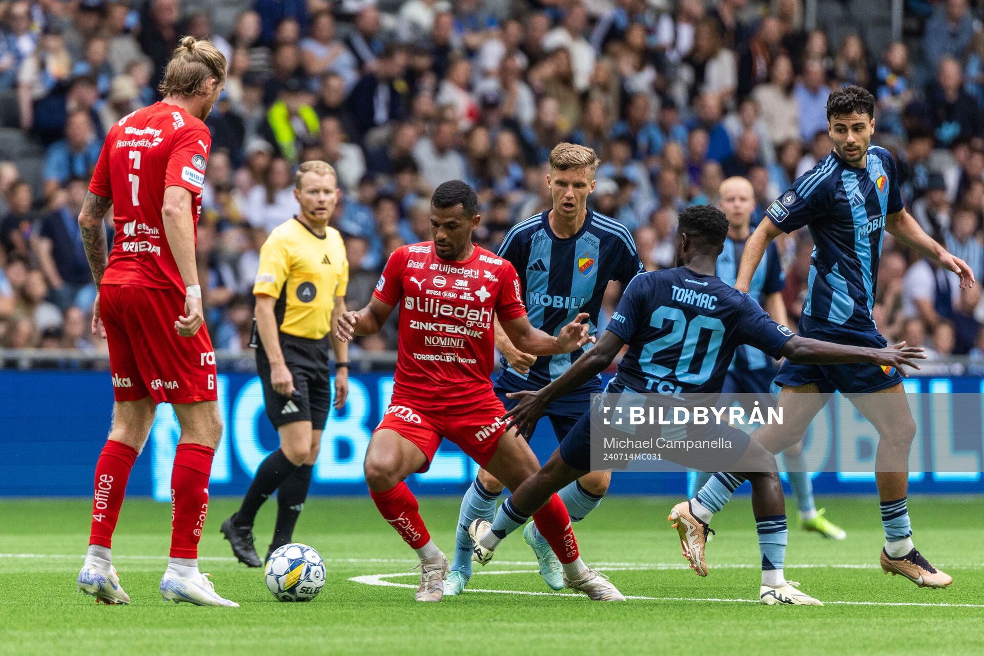 Värnamos Wenderson Oliveira do Nascimento mot Djurgårdens