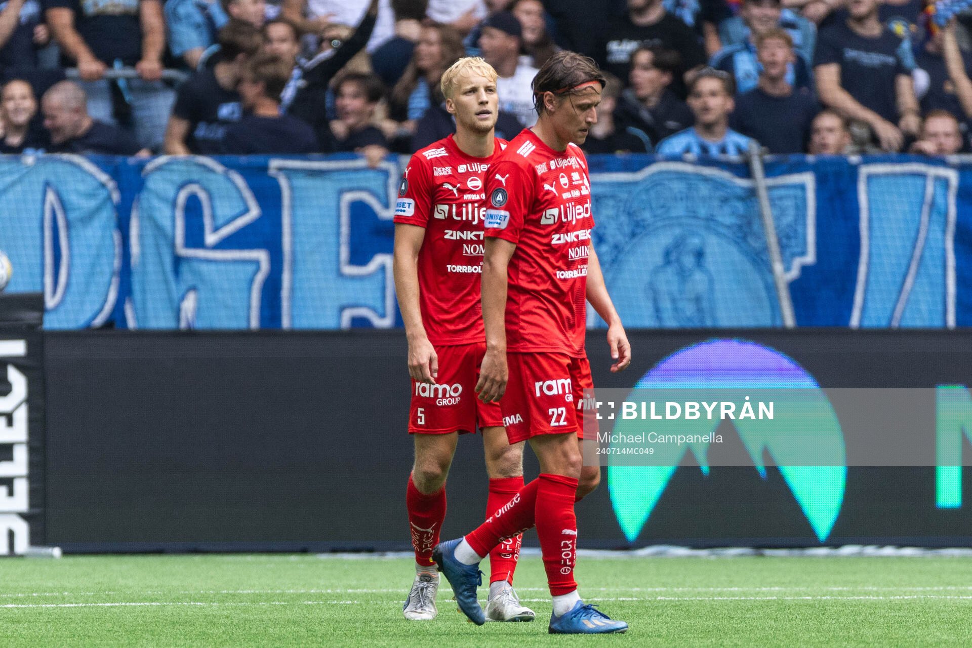 Värnamos Victor Larsson och Simon Thern deppar