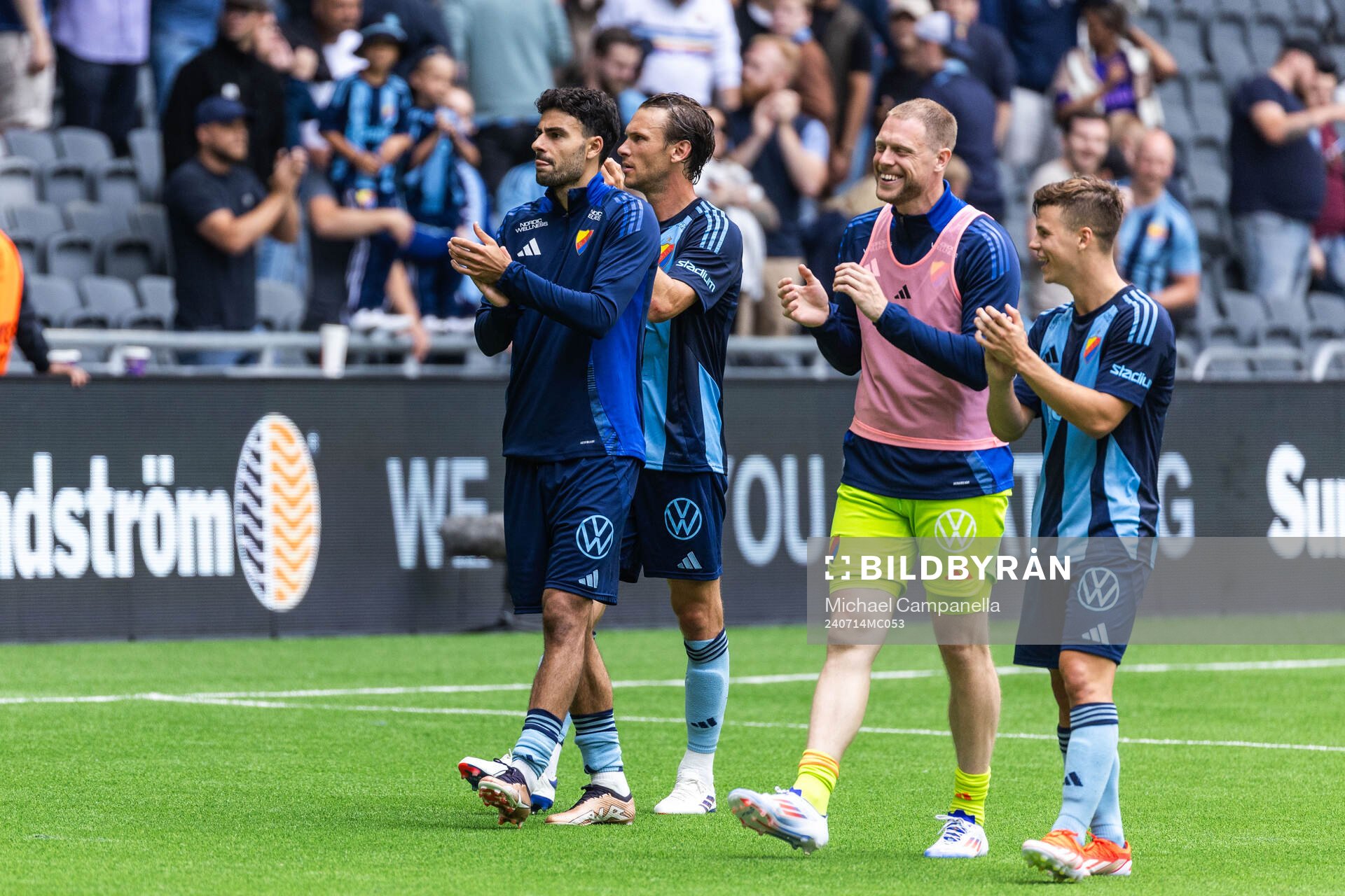 Djurgårdens Deniz Hummet, Albin Ekdal målvakt Malkolm