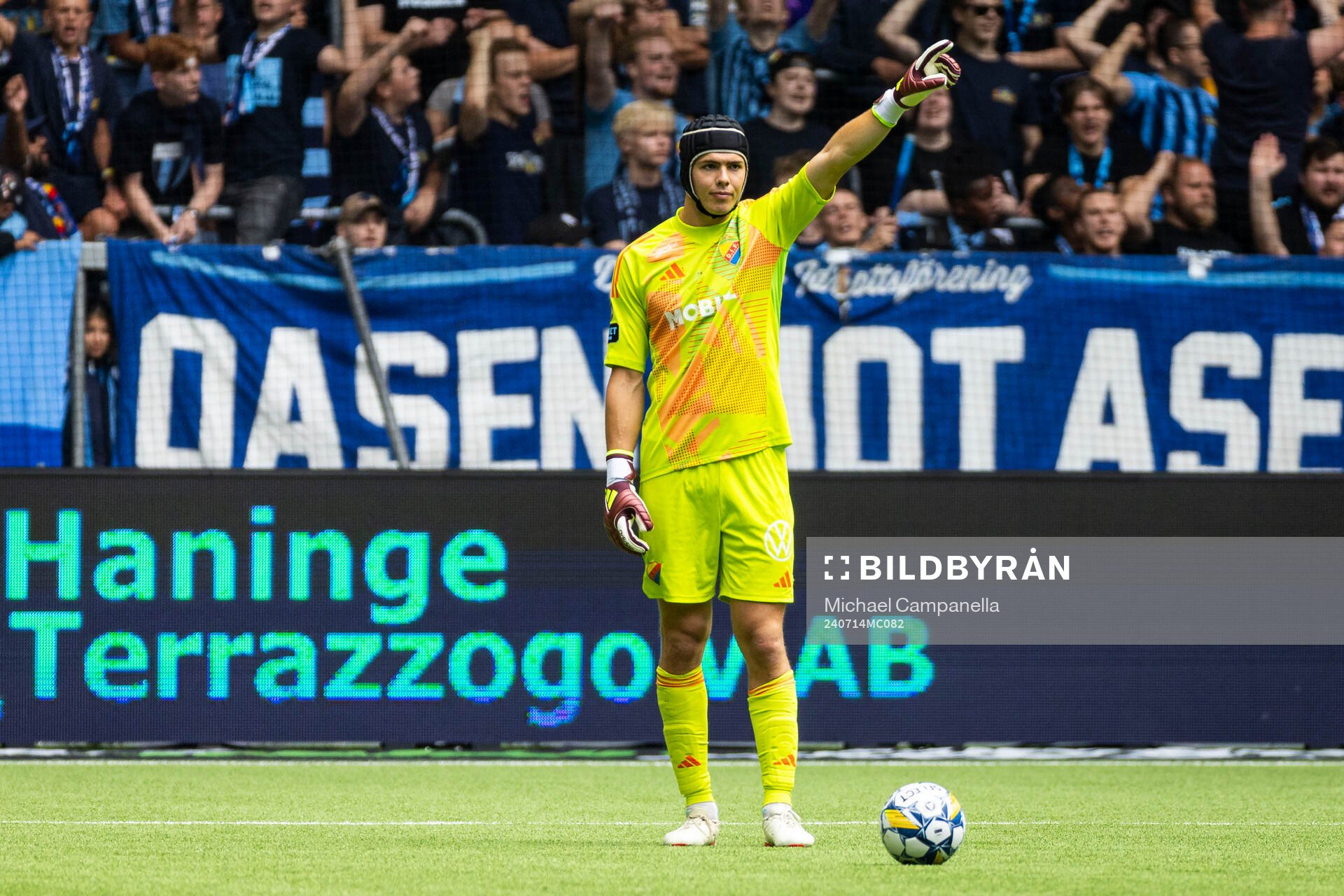 Djurgårdens målvakt Jacob Widell Zetterström