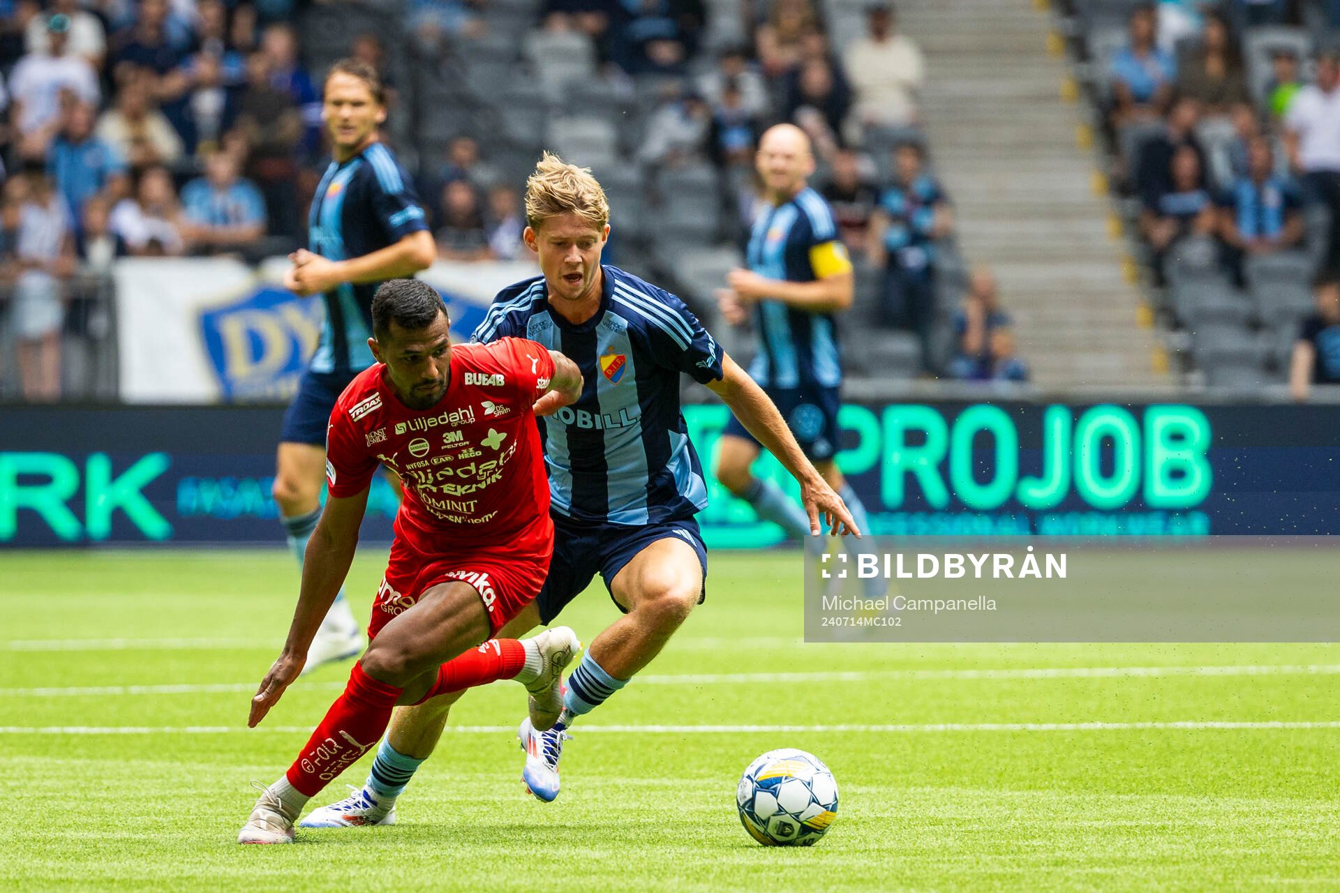 Värnamos Wenderson Oliveira do Nascimento och Djurgårdens