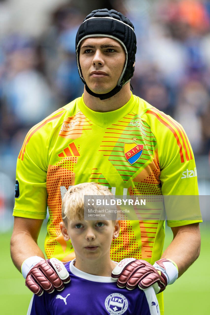 Djurgårdens målvakt Jacob Widell Zetterström