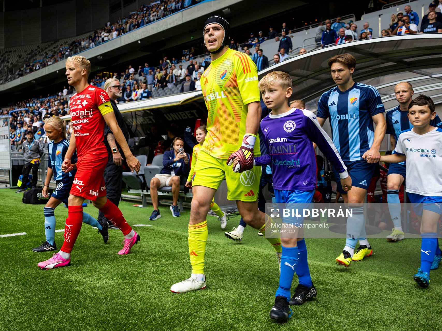 Djurgårdens målvakt Jacob Widell Zetterström